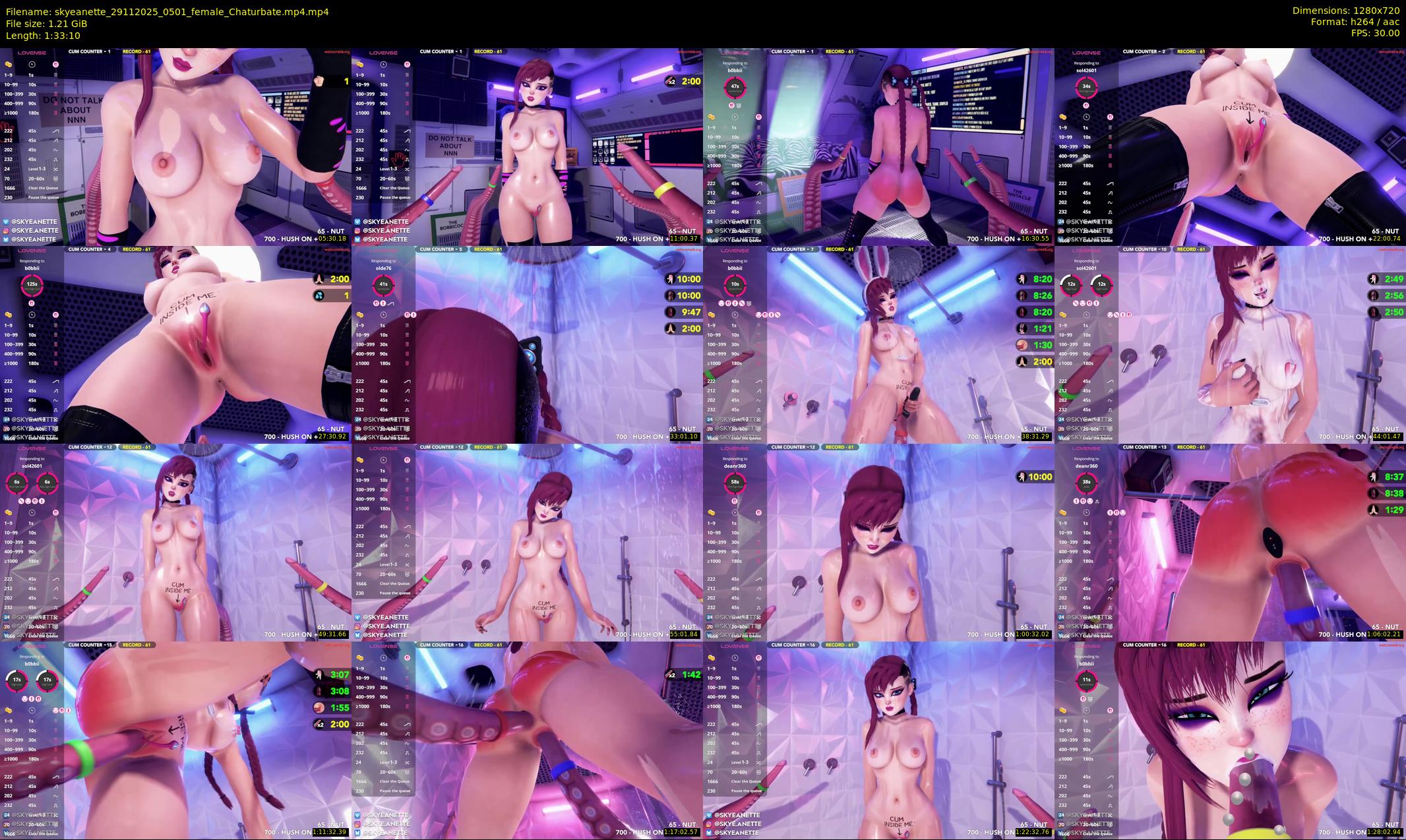 skyeanette — 94 minute Chaturbate female cam show recording, 720p, Nov 29, 2025