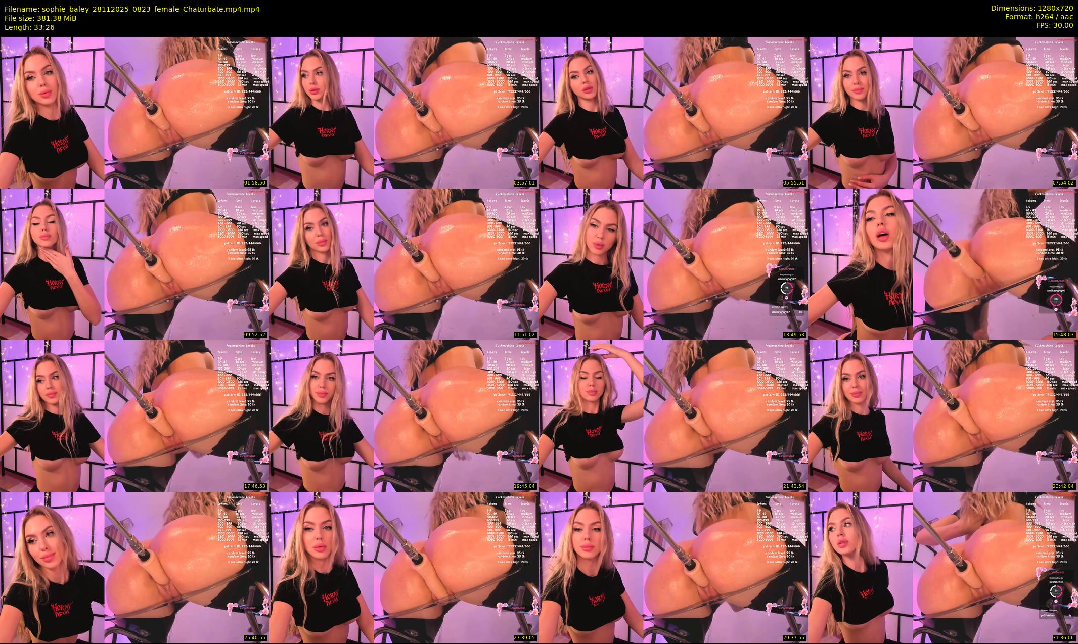 sophie_baley — 34 minute Chaturbate female cam show recording, 720p, Nov 28, 2025