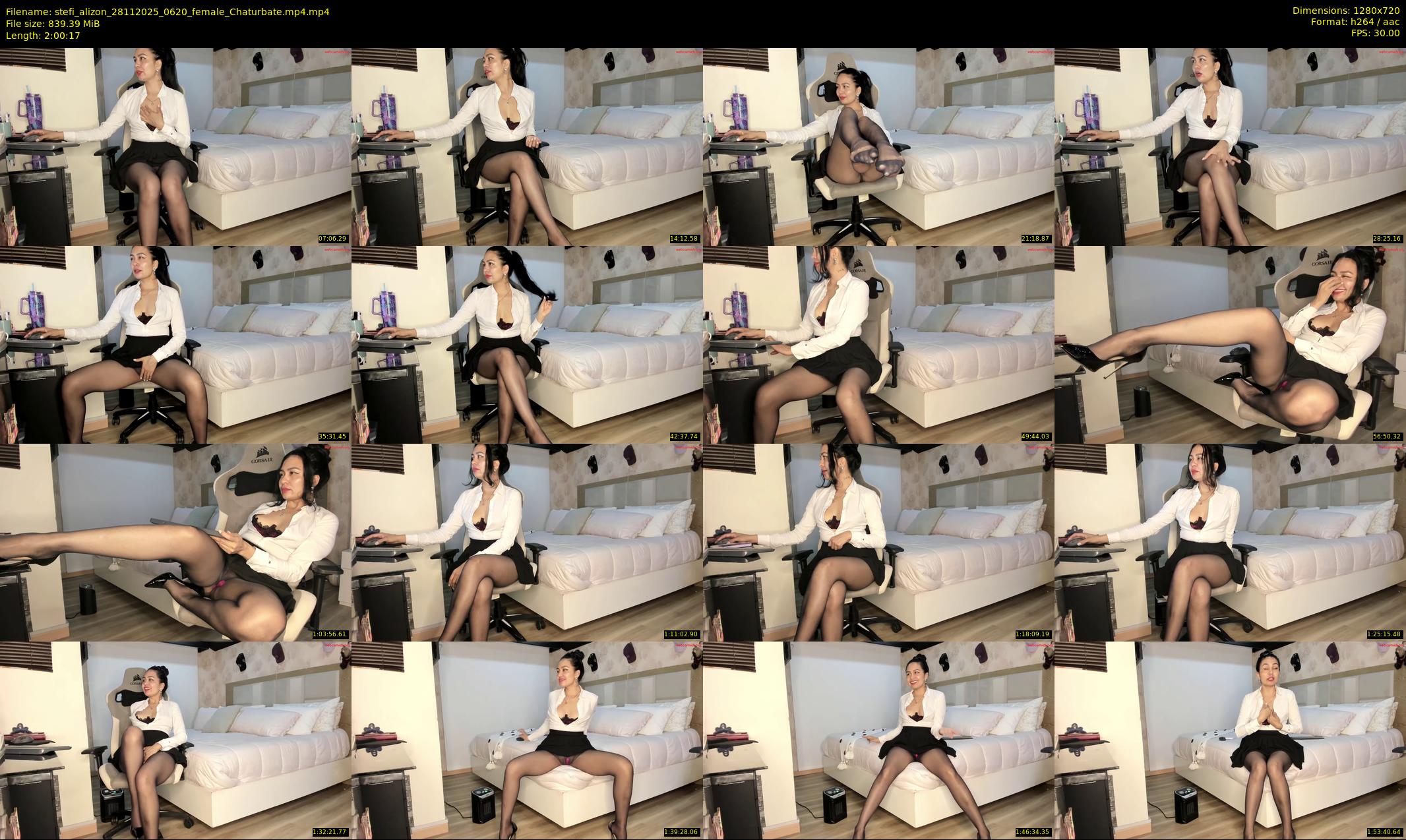 stefi_alizon — 121 minute Chaturbate female cam show recording, 720p, Nov 28, 2025