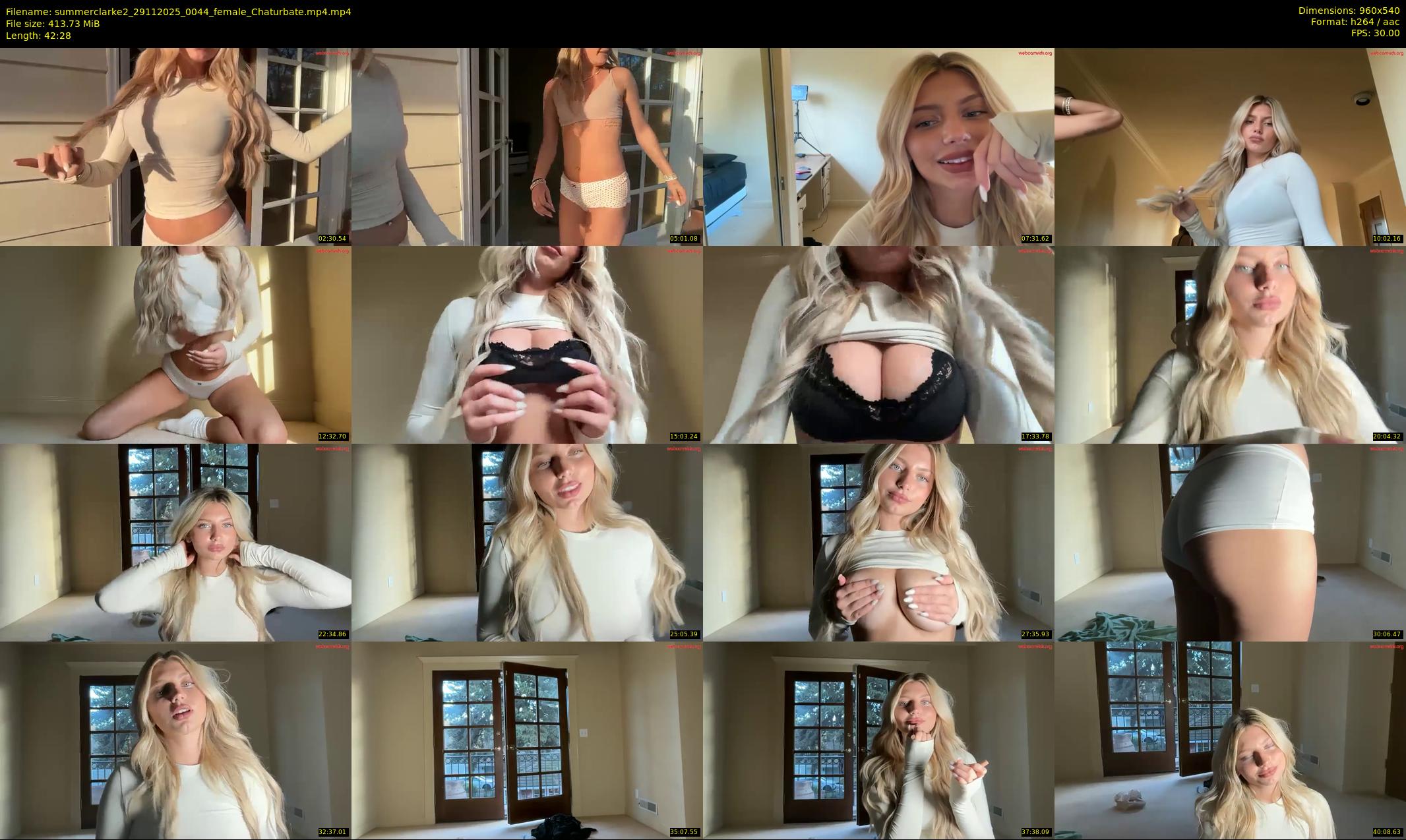 summerclarke2 — 43 minute Chaturbate female cam show recording, 480p, Nov 29, 2025