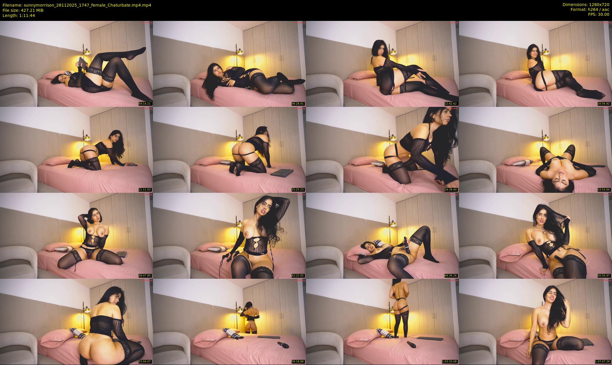 sunnymorrison — 72 minute Chaturbate female cam show recording, 720p, Nov 28, 2025
