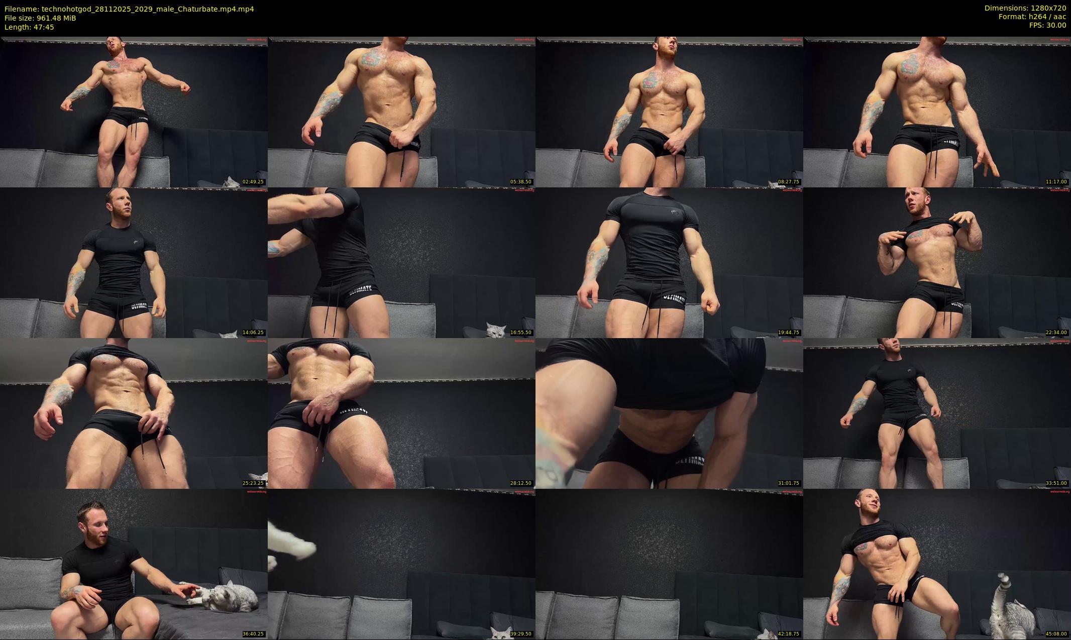 technohotgod — 48 minute Chaturbate male cam show recording, 720p, Nov 28, 2025