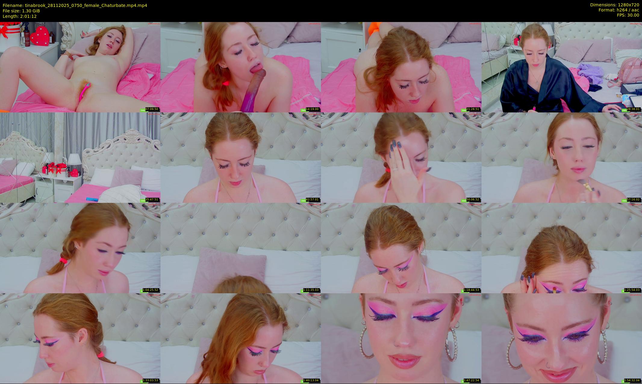 tinabrook — 122 minute Chaturbate female cam show recording, 720p, Nov 28, 2025