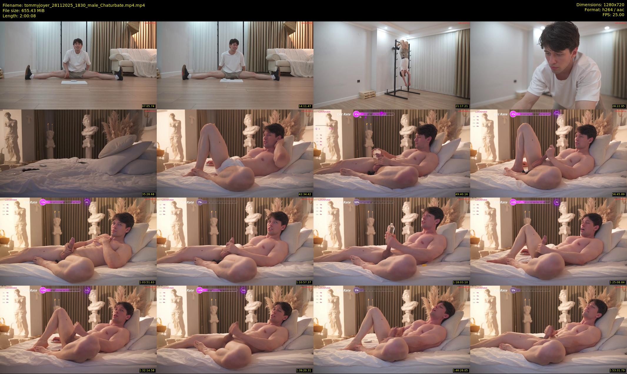 tommyjoyer — 121 minute Chaturbate male cam show recording, 720p, Nov 28, 2025