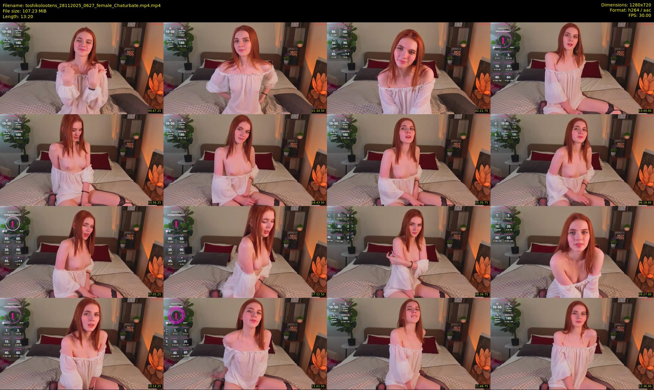 toshikolootens — 14 minute Chaturbate female cam show recording, 720p, Nov 28, 2025