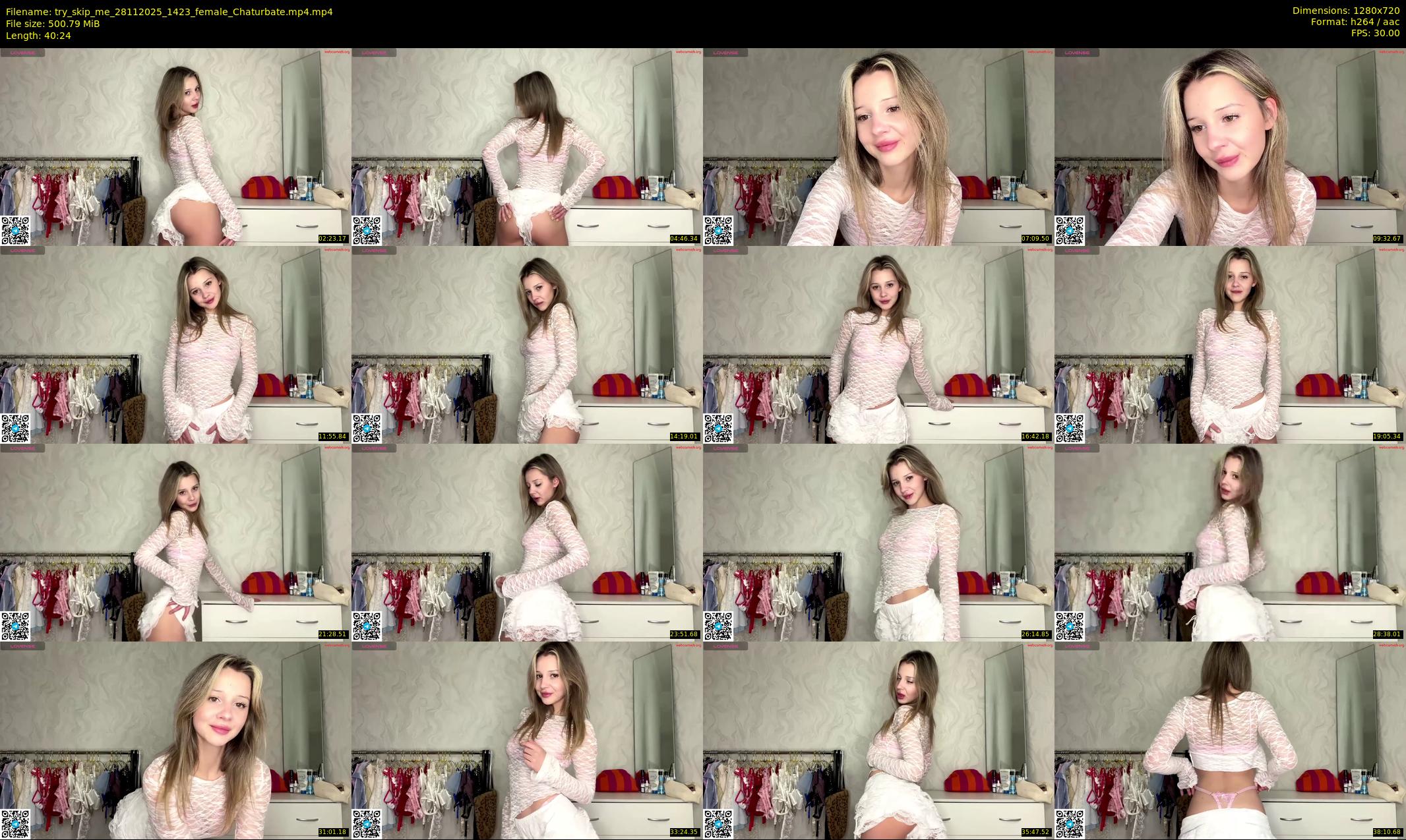 try_skip_me — 41 minute Chaturbate female cam show recording, 720p, Nov 28, 2025
