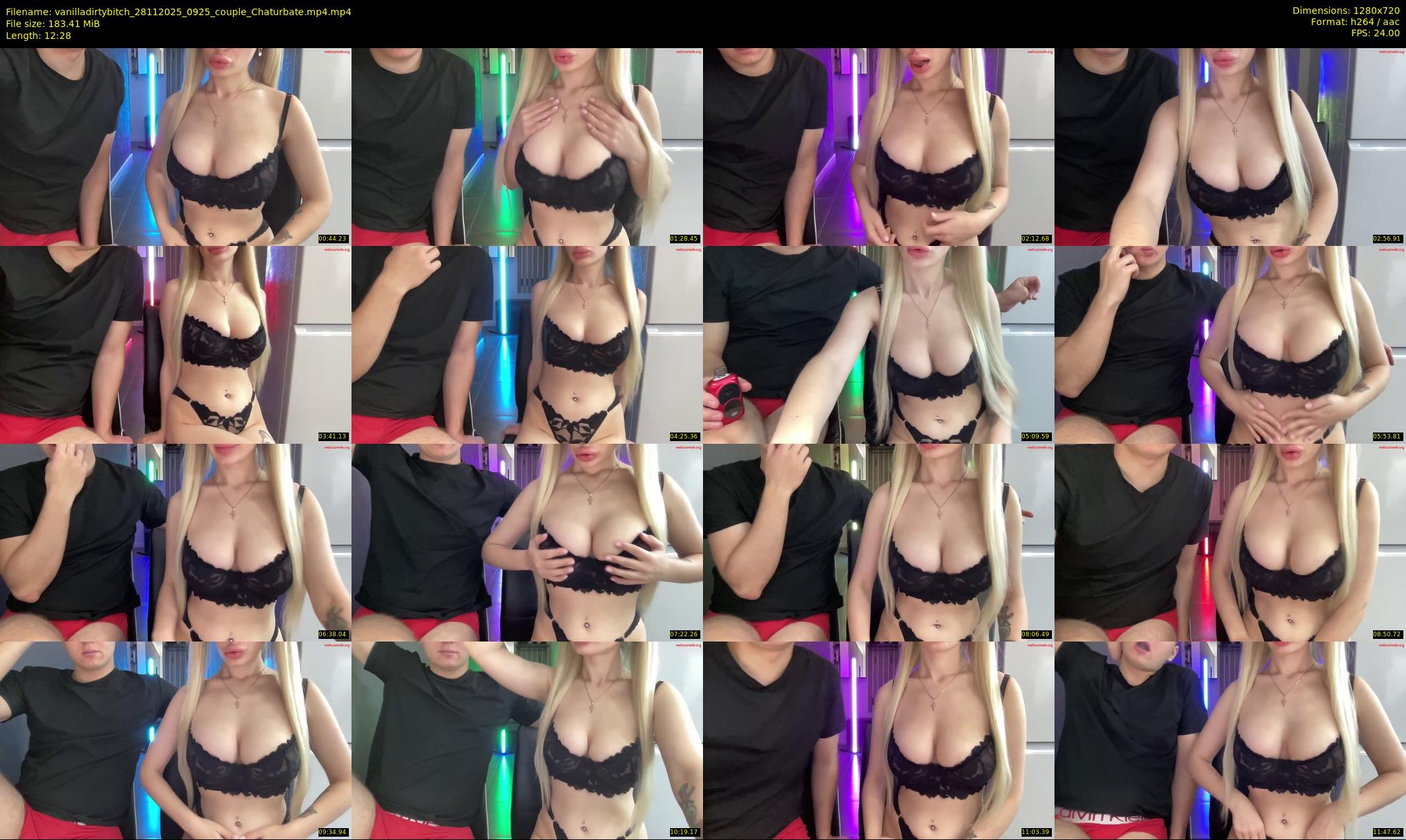 vanilladirtybitch — 13 minute Chaturbate couple cam show recording, 720p, Nov 28, 2025