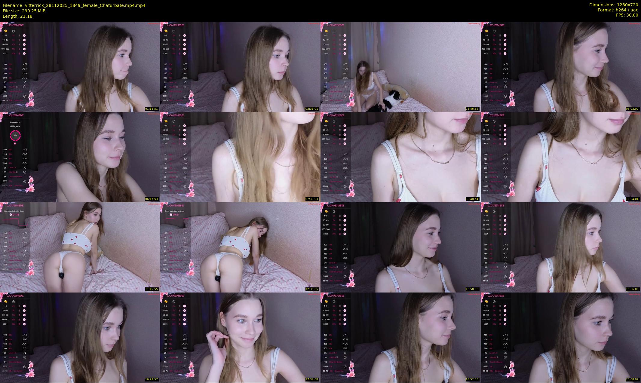 vitterrick — 22 minute Chaturbate female cam show recording, 720p, Nov 28, 2025