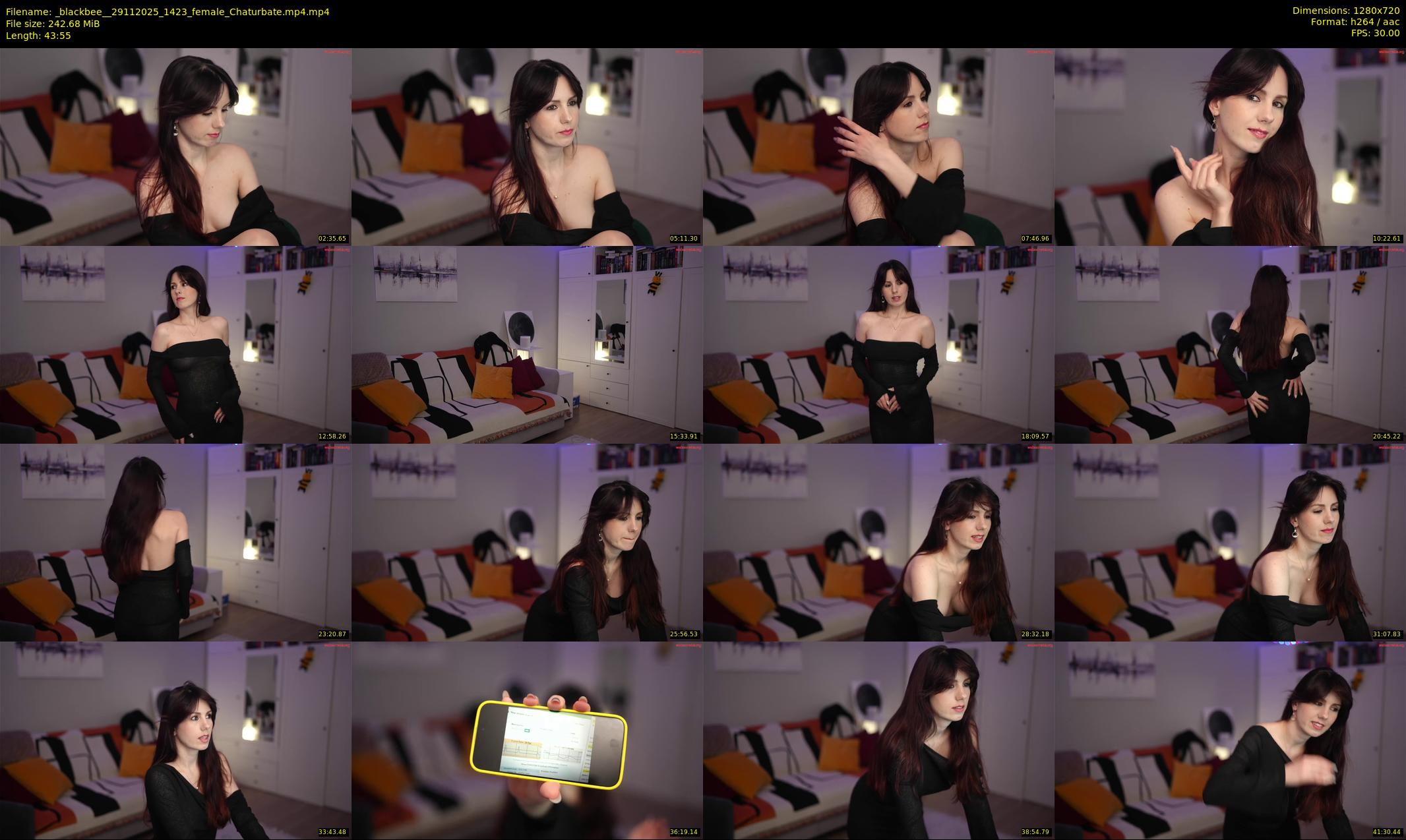 _blackbee_ — 44 minute Chaturbate female cam show recording, 720p, Nov 29, 2025