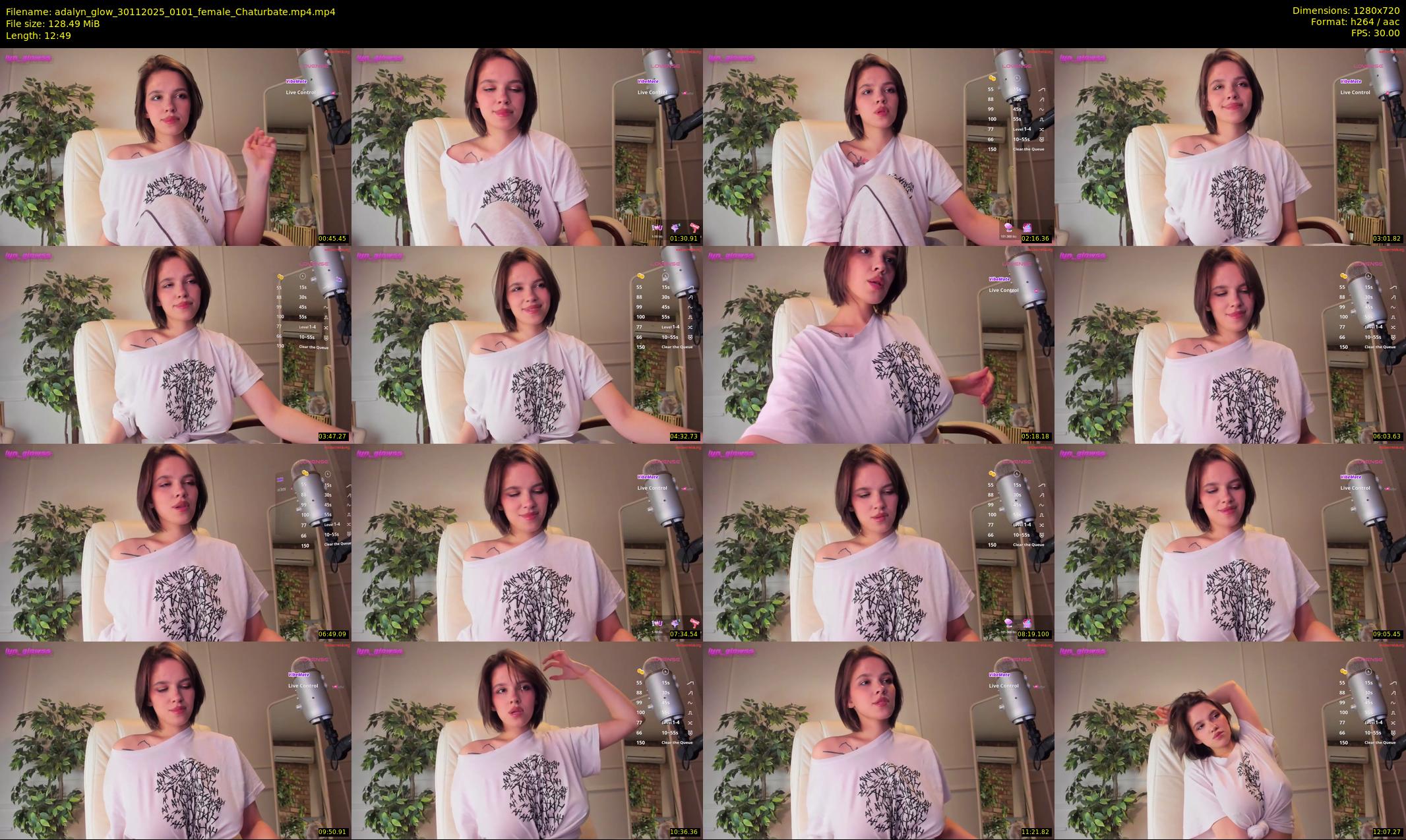 adalyn_glow — 13 minute Chaturbate female cam show recording, 720p, Nov 30, 2025
