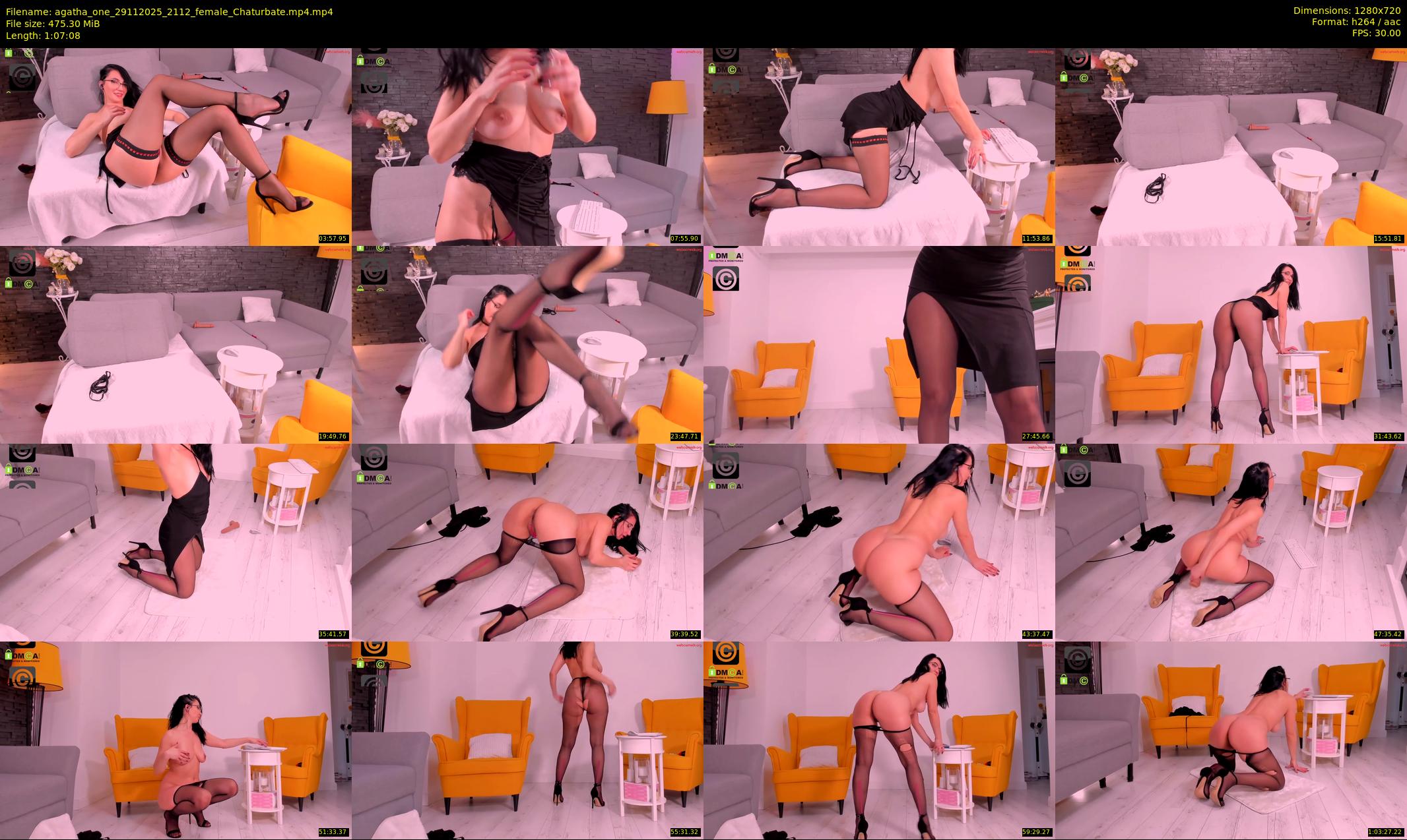 agatha_one — 68 minute Chaturbate female cam show recording, 720p, Nov 29, 2025