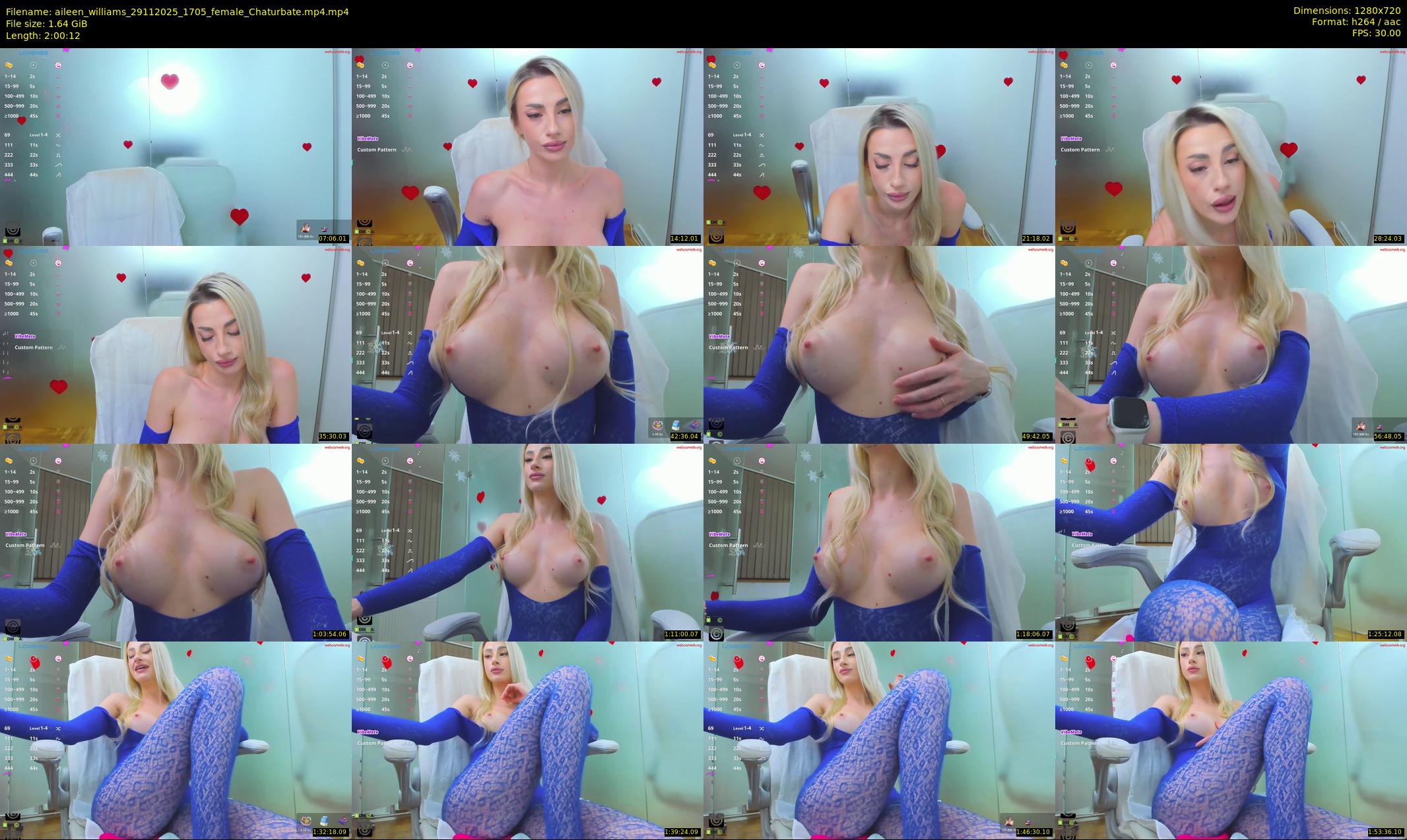 aileen_williams — 121 minute Chaturbate female cam show recording, 720p, Nov 29, 2025