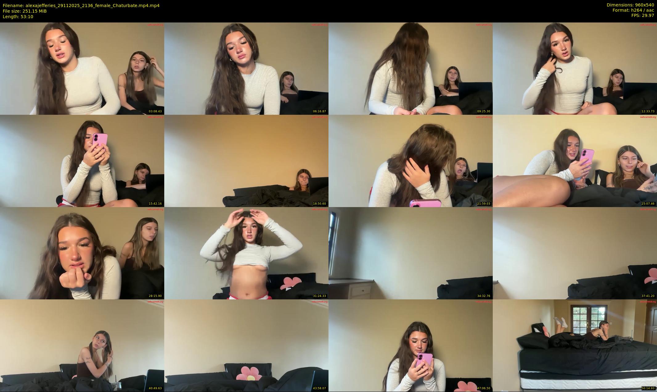 alexajefferies — 54 minute Chaturbate female cam show recording, 480p, Nov 29, 2025