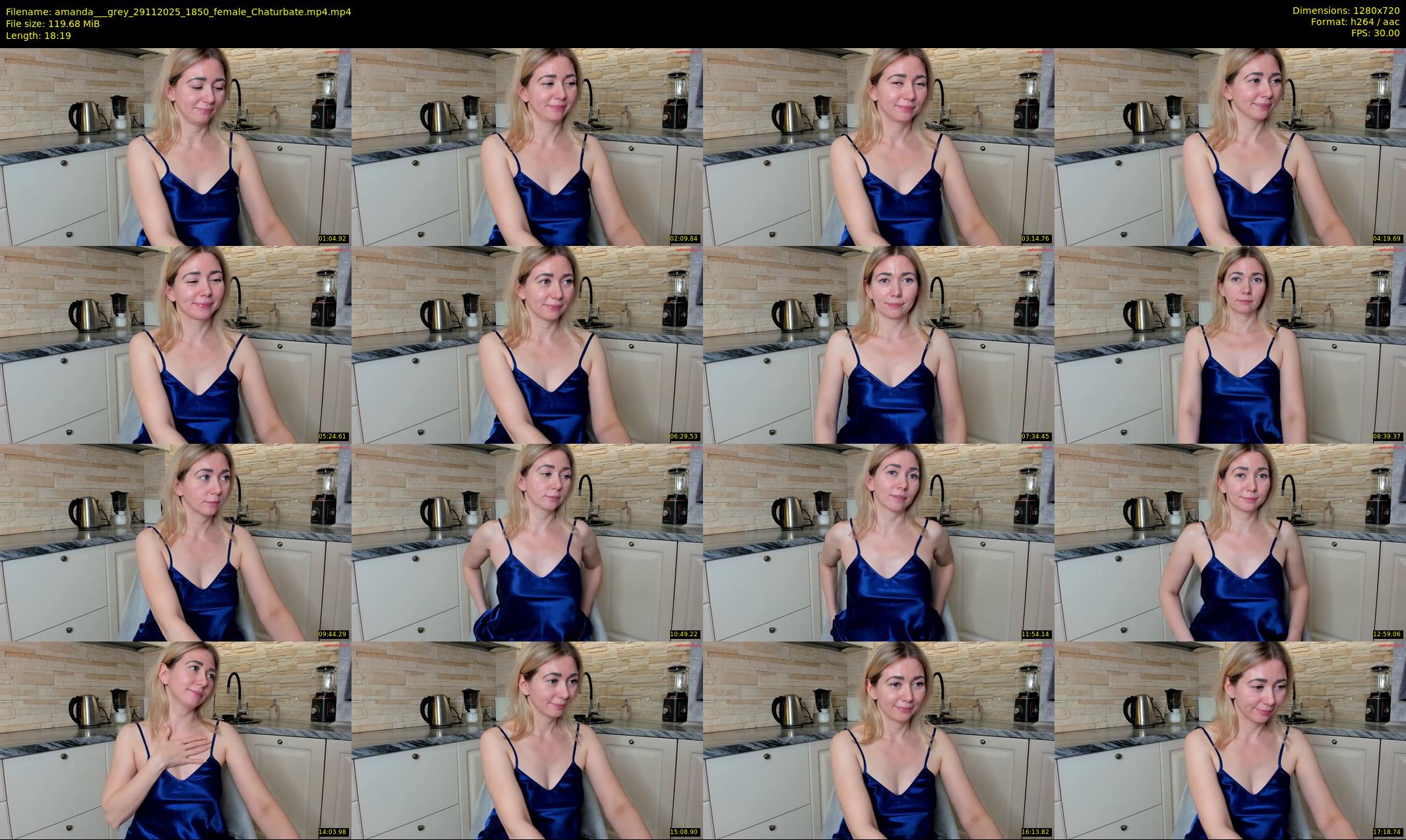 amanda___grey — 19 minute Chaturbate female cam show recording, 720p, Nov 29, 2025
