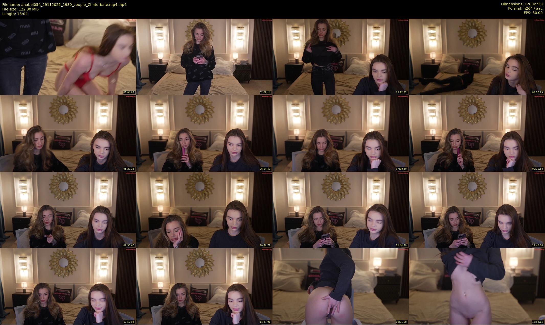 anabel054 — 19 minute Chaturbate female cam show recording, 720p, Nov 29, 2025