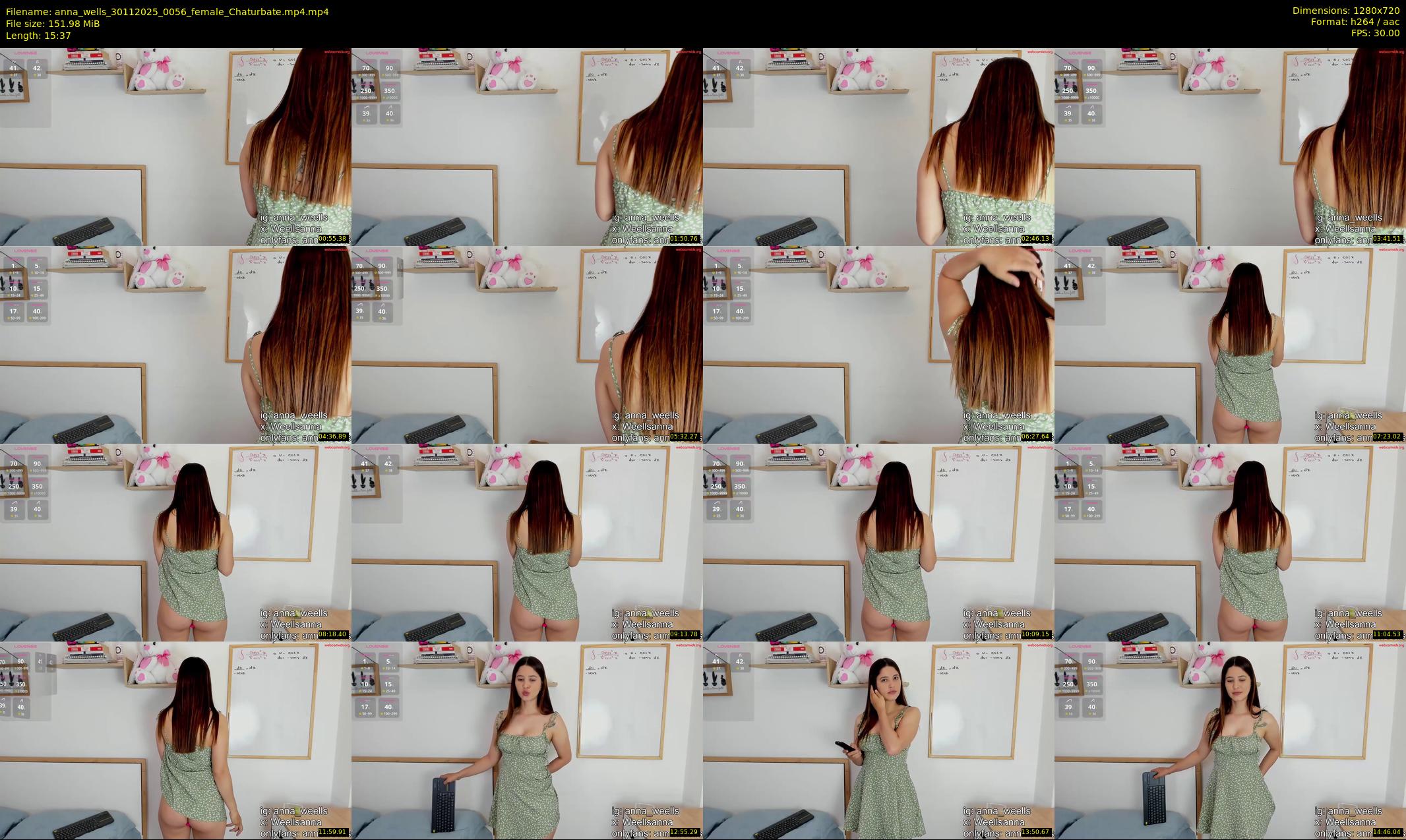 anna_wells — 16 minute Chaturbate female cam show recording, 720p, Nov 30, 2025
