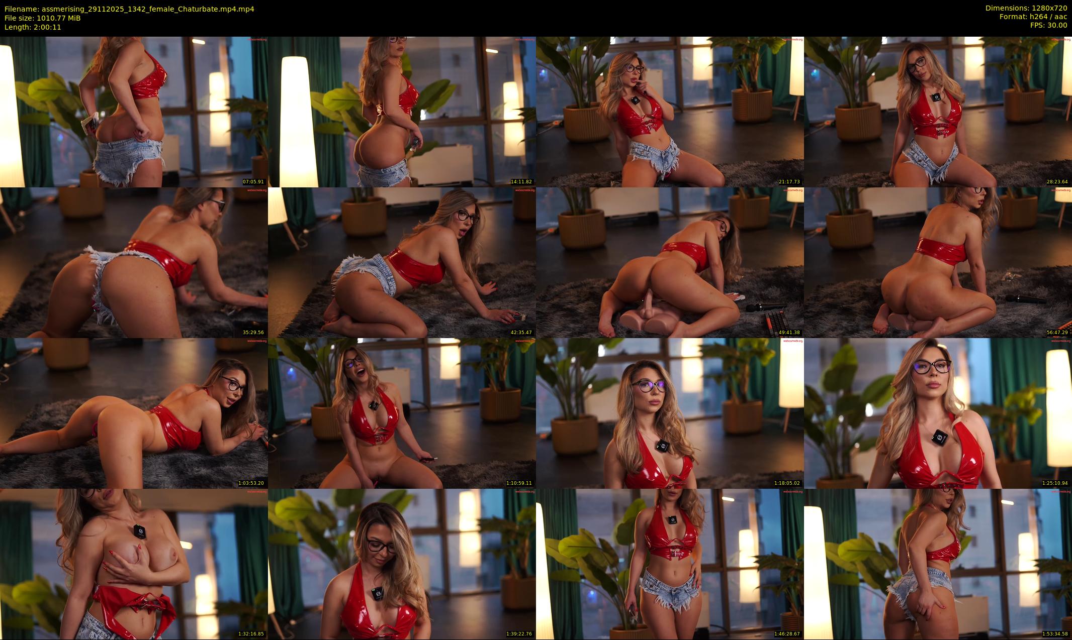 assmerising — 121 minute Chaturbate female cam show recording, 720p, Nov 29, 2025