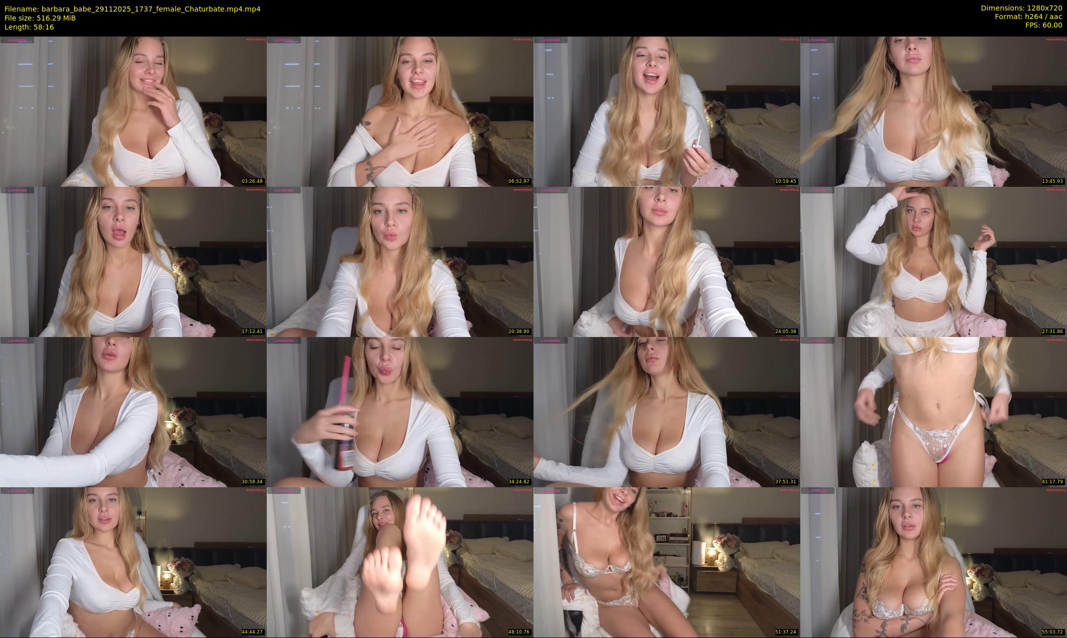 barbara_babe — 59 minute Chaturbate female cam show recording, 720p, Nov 29, 2025