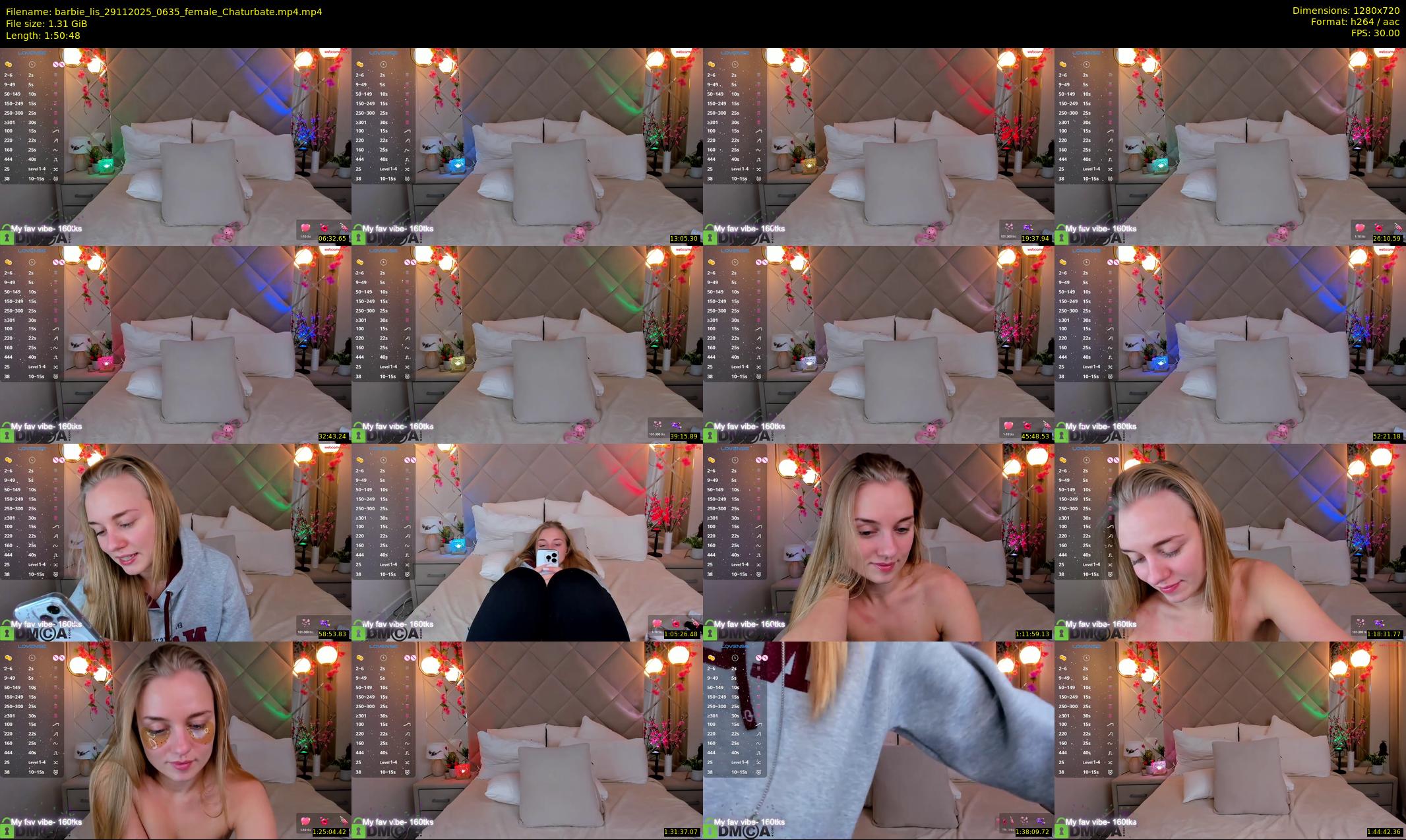 barbie_lis — 111 minute Chaturbate female cam show recording, 720p, Nov 29, 2025