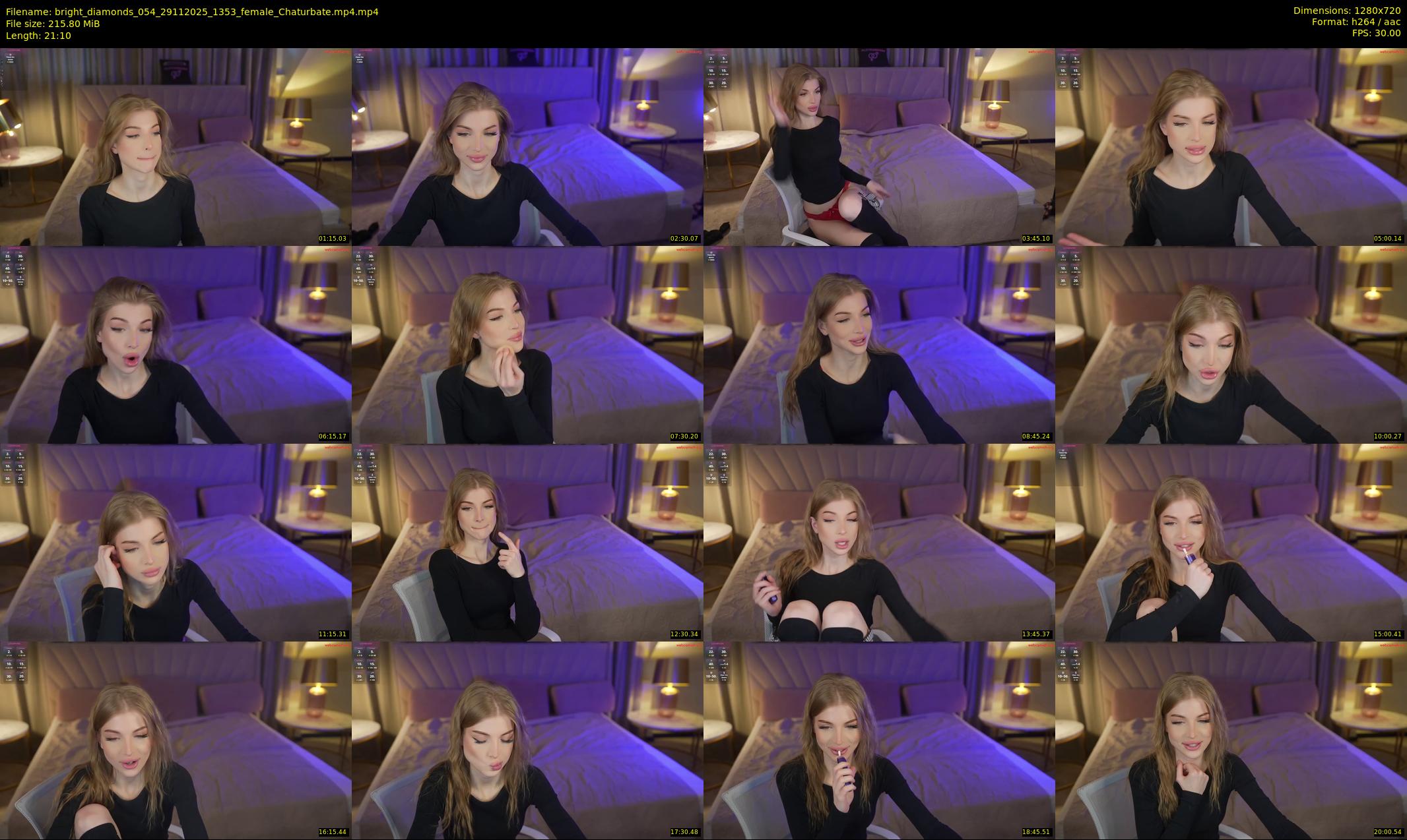 bright_diamonds_054 — 22 minute Chaturbate couple cam show recording, 720p, Nov 29, 2025