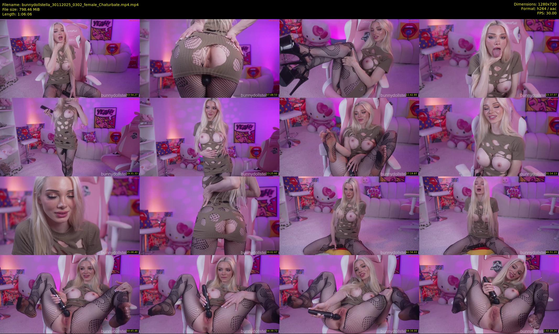 bunnydollstella — 67 minute Chaturbate female cam show recording, 720p, Nov 30, 2025