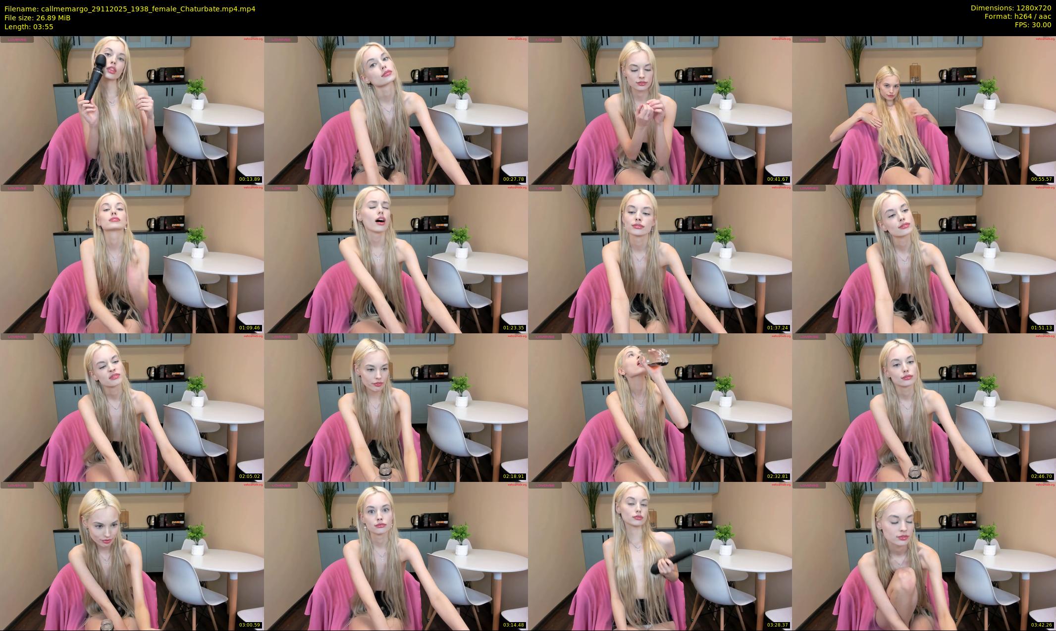 callmemargo — 4 minute Chaturbate female cam show recording, 720p, Nov 29, 2025