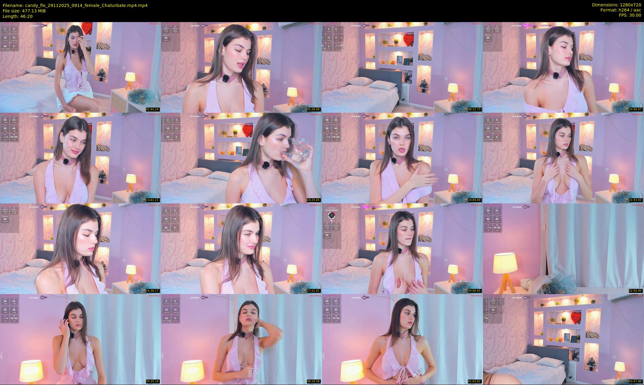 candy_flo — 47 minute Chaturbate female cam show recording, 720p, Nov 29, 2025