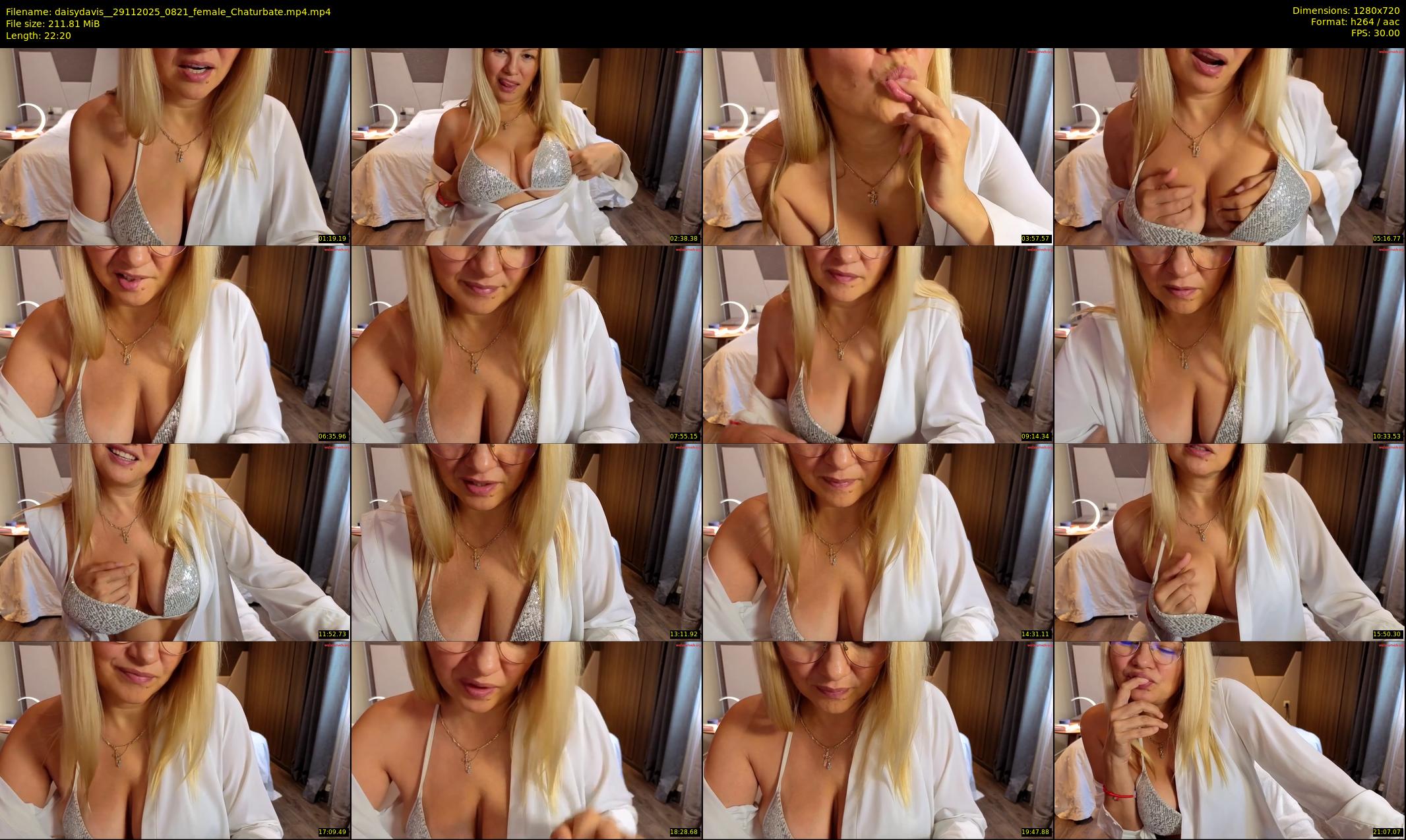 daisydavis_ — 23 minute Chaturbate female cam show recording, 720p, Nov 29, 2025