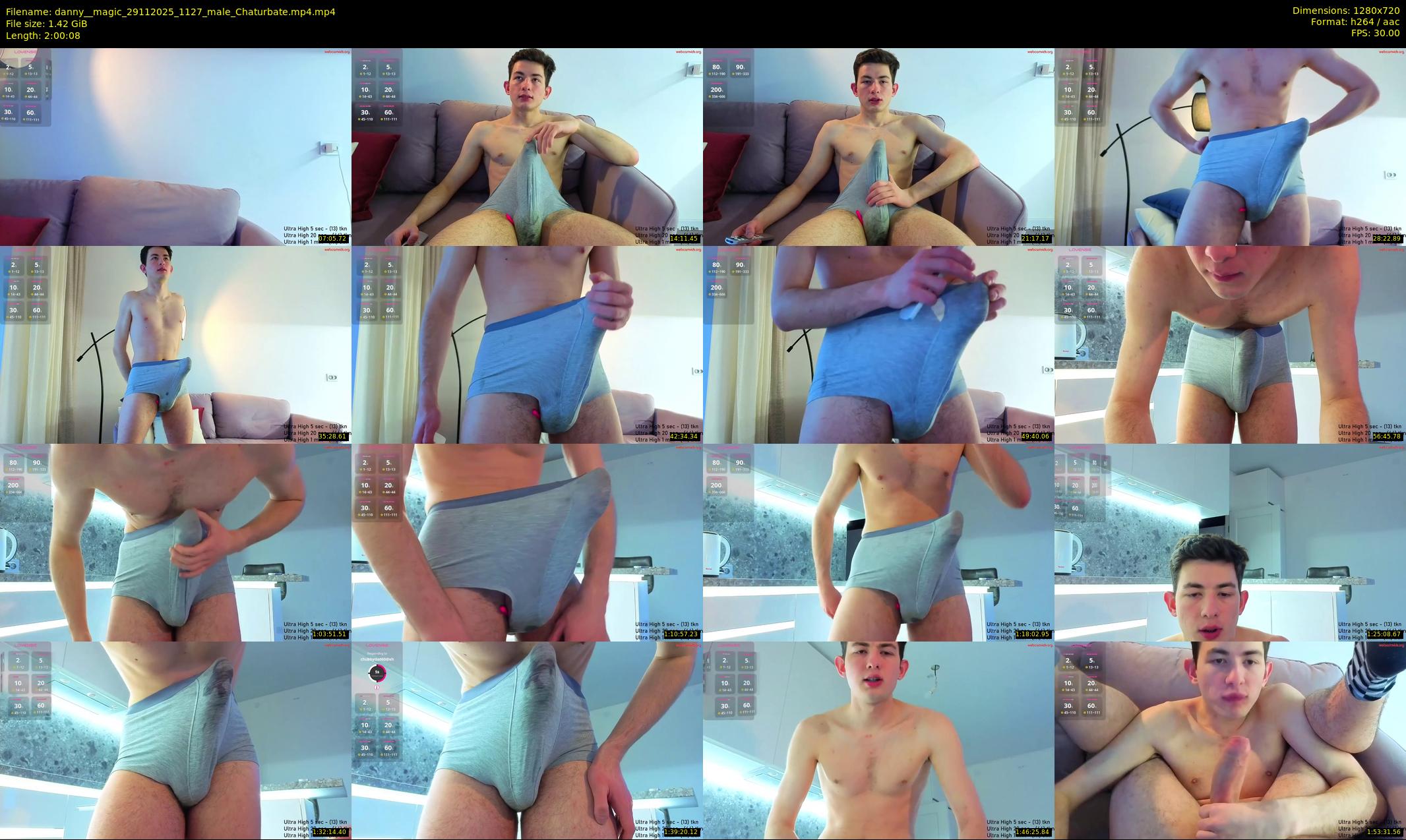 danny__magic — 121 minute Chaturbate male cam show recording, 720p, Nov 29, 2025