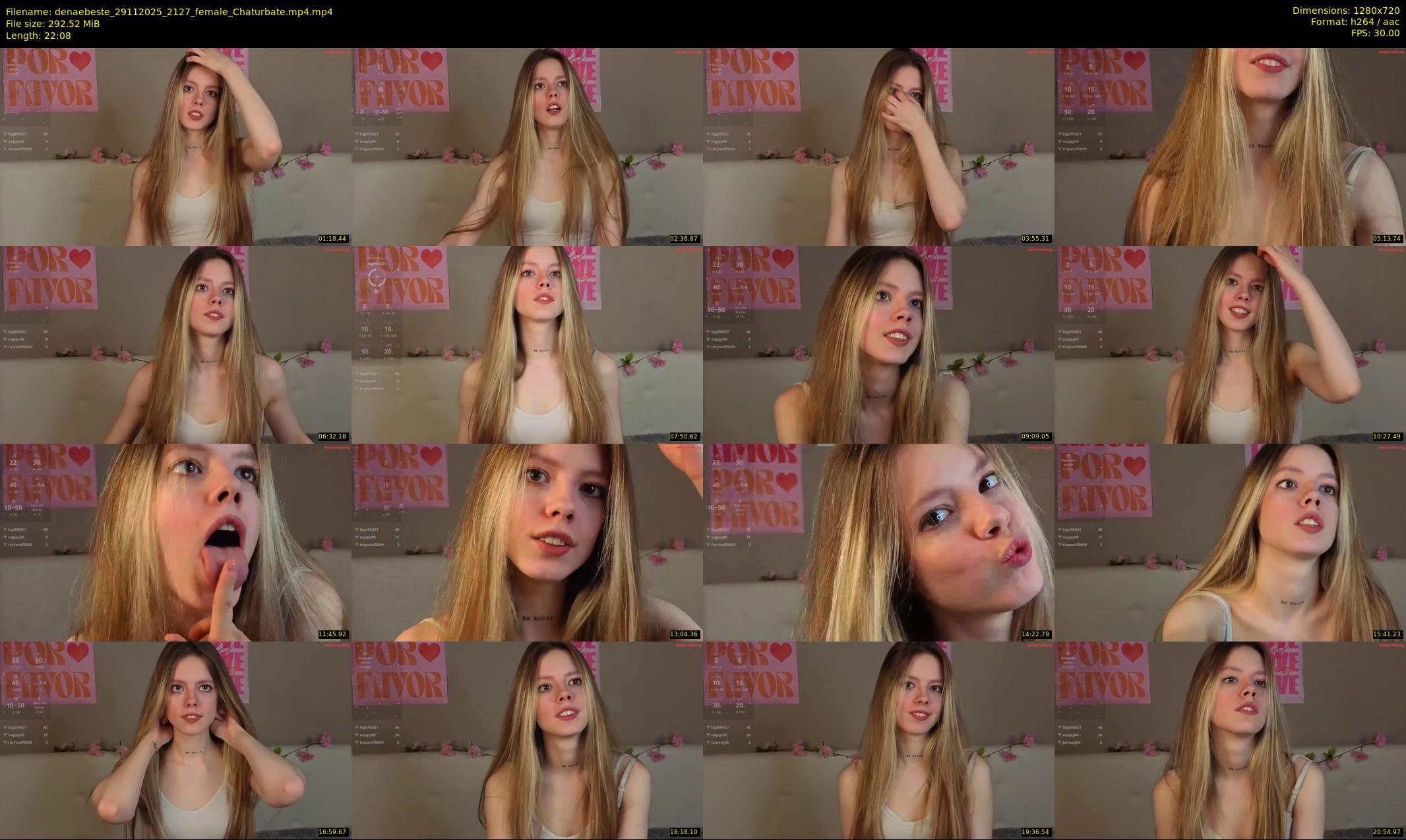 denaebeste — 23 minute Chaturbate female cam show recording, 720p, Nov 29, 2025