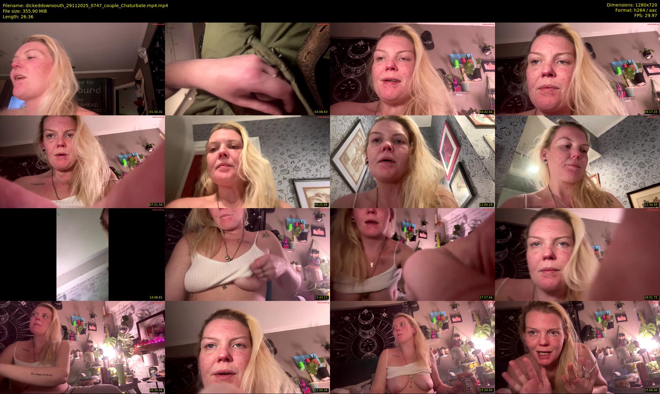 dickeddownsouth — 27 minute Chaturbate couple cam show recording, 720p, Nov 29, 2025