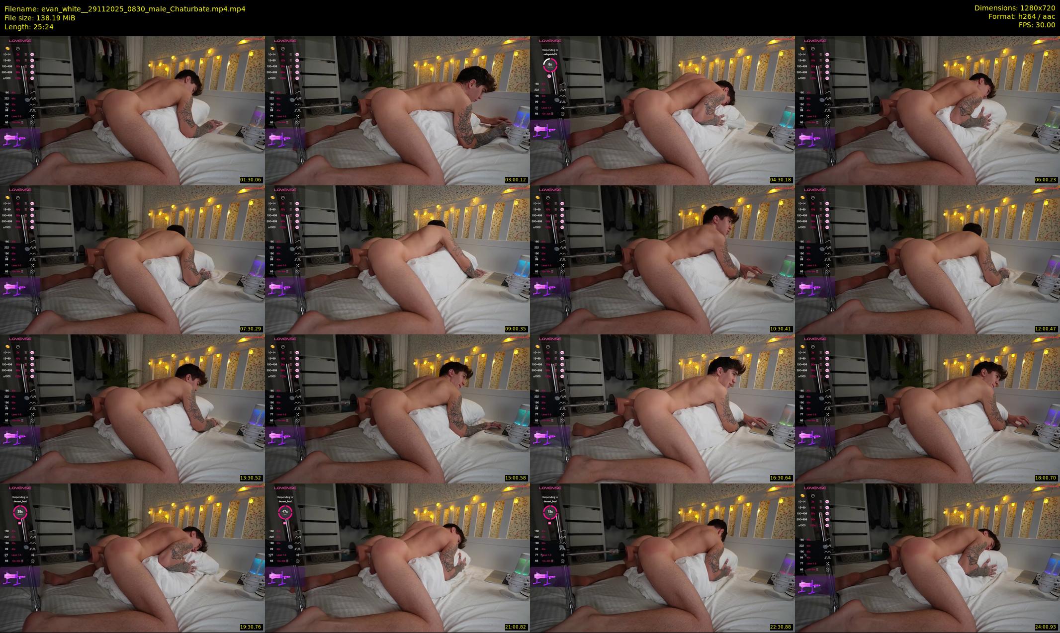 evan_white_ — 26 minute Chaturbate male cam show recording, 720p, Nov 29, 2025