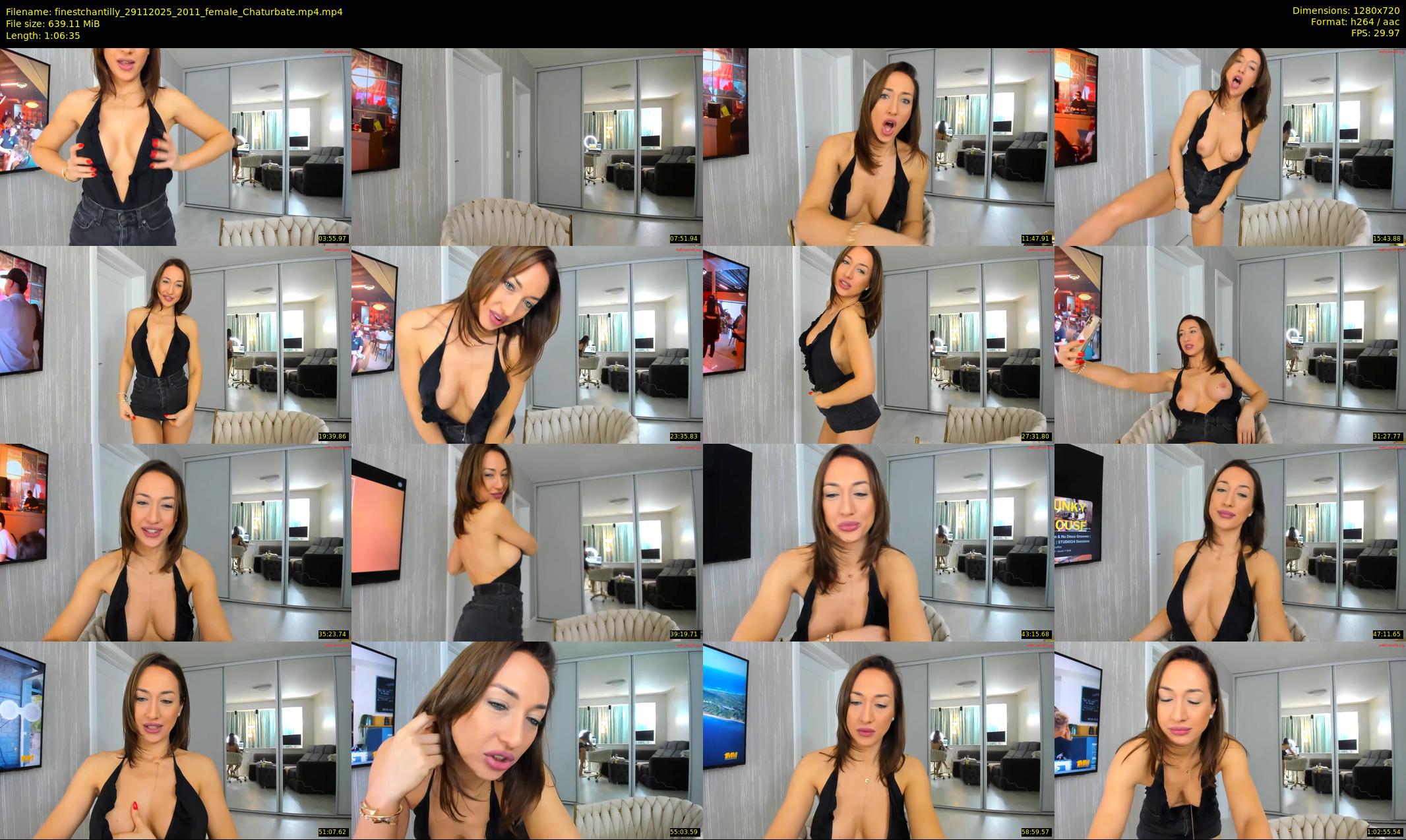 finestchantilly — 67 minute Chaturbate female cam show recording, 720p, Nov 29, 2025