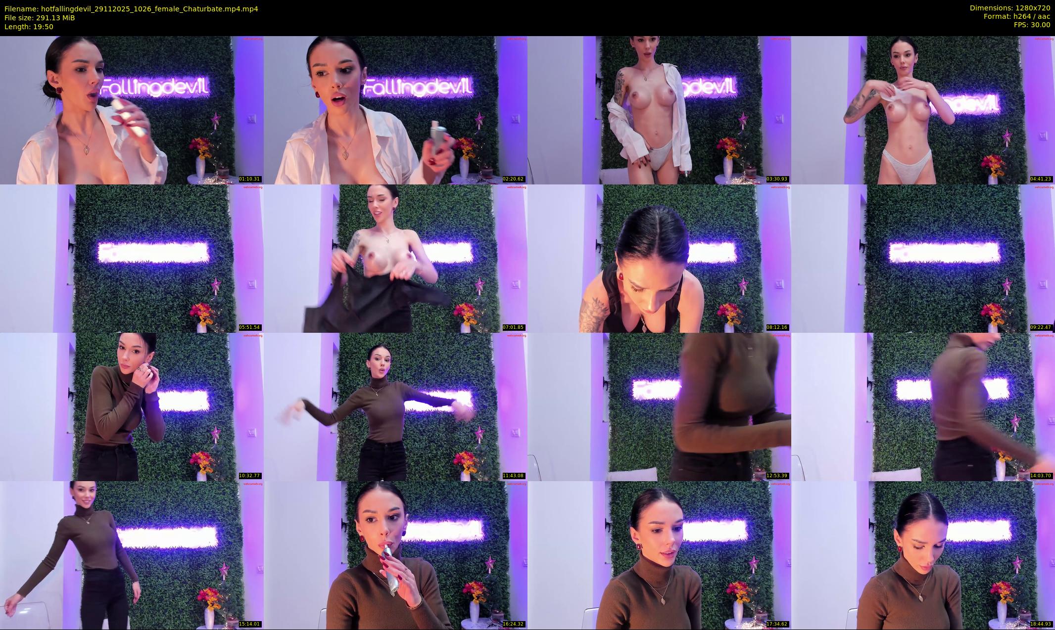 hotfallingdevil — 20 minute Chaturbate female cam show recording, 720p, Nov 29, 2025