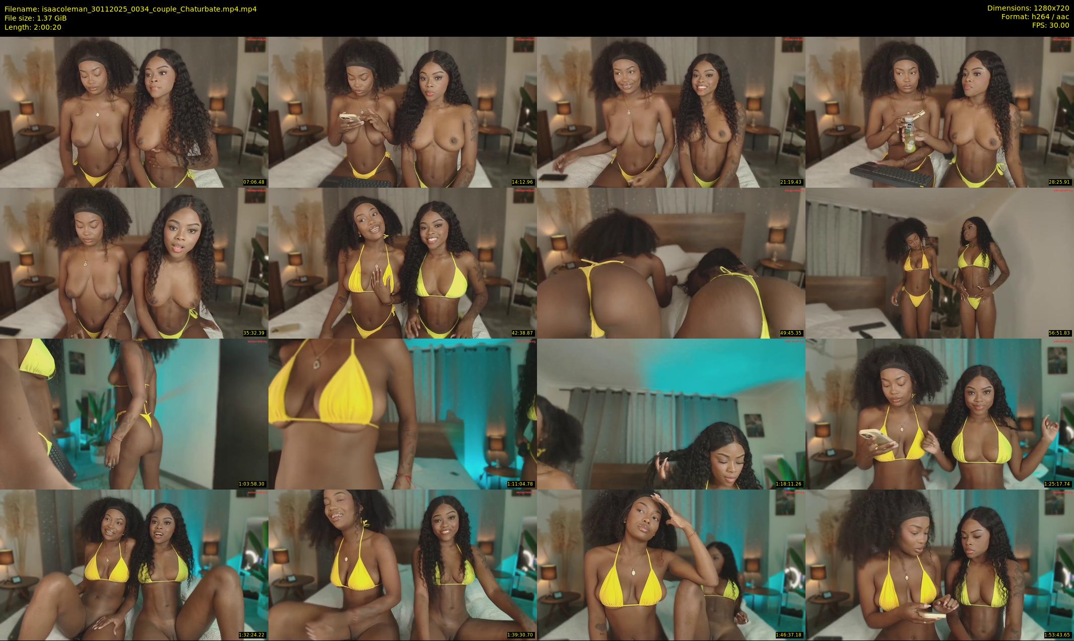 isaacoleman — 121 minute Chaturbate female cam show recording, 720p, Nov 30, 2025
