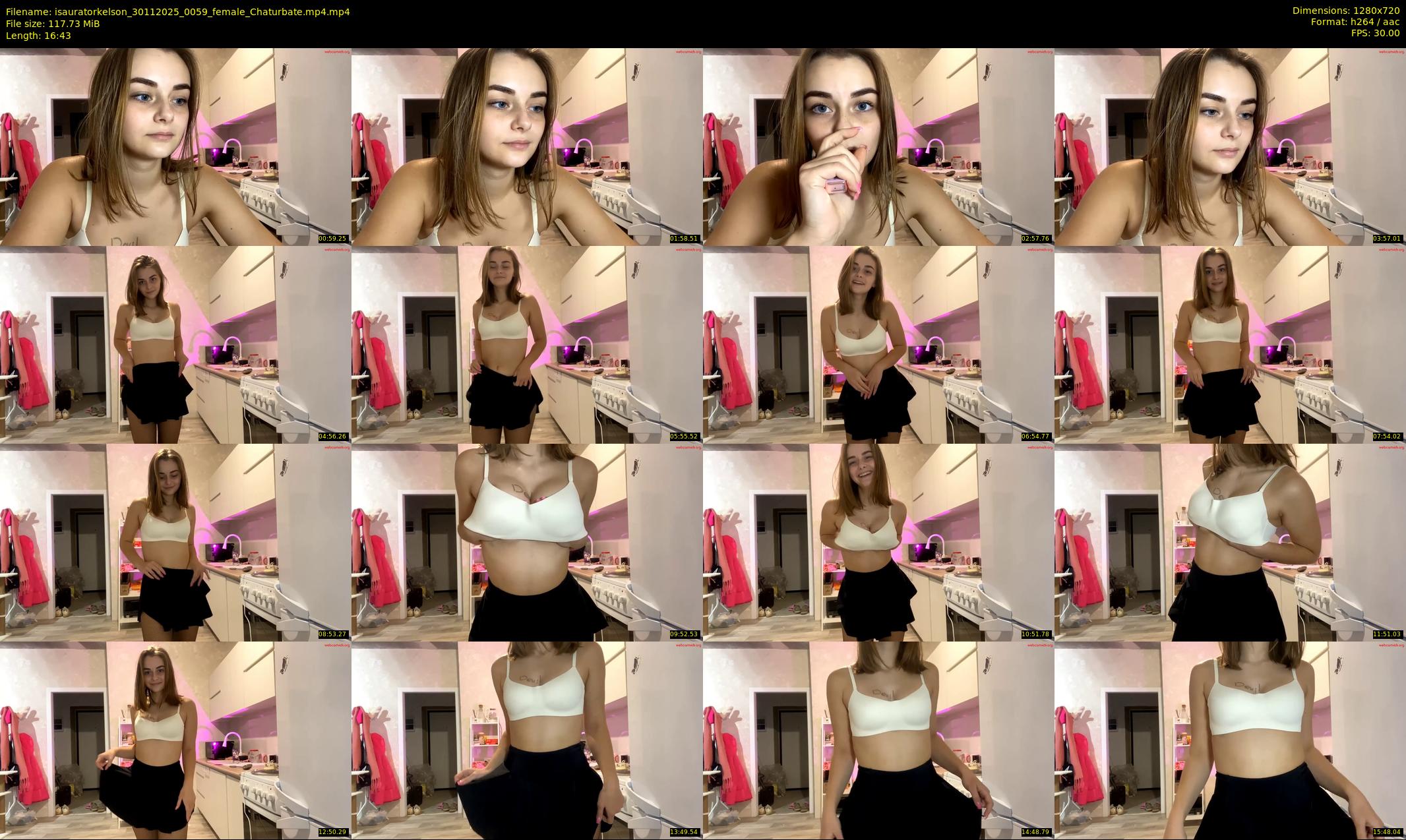 isauratorkelson — 17 minute Chaturbate female cam show recording, 720p, Nov 30, 2025