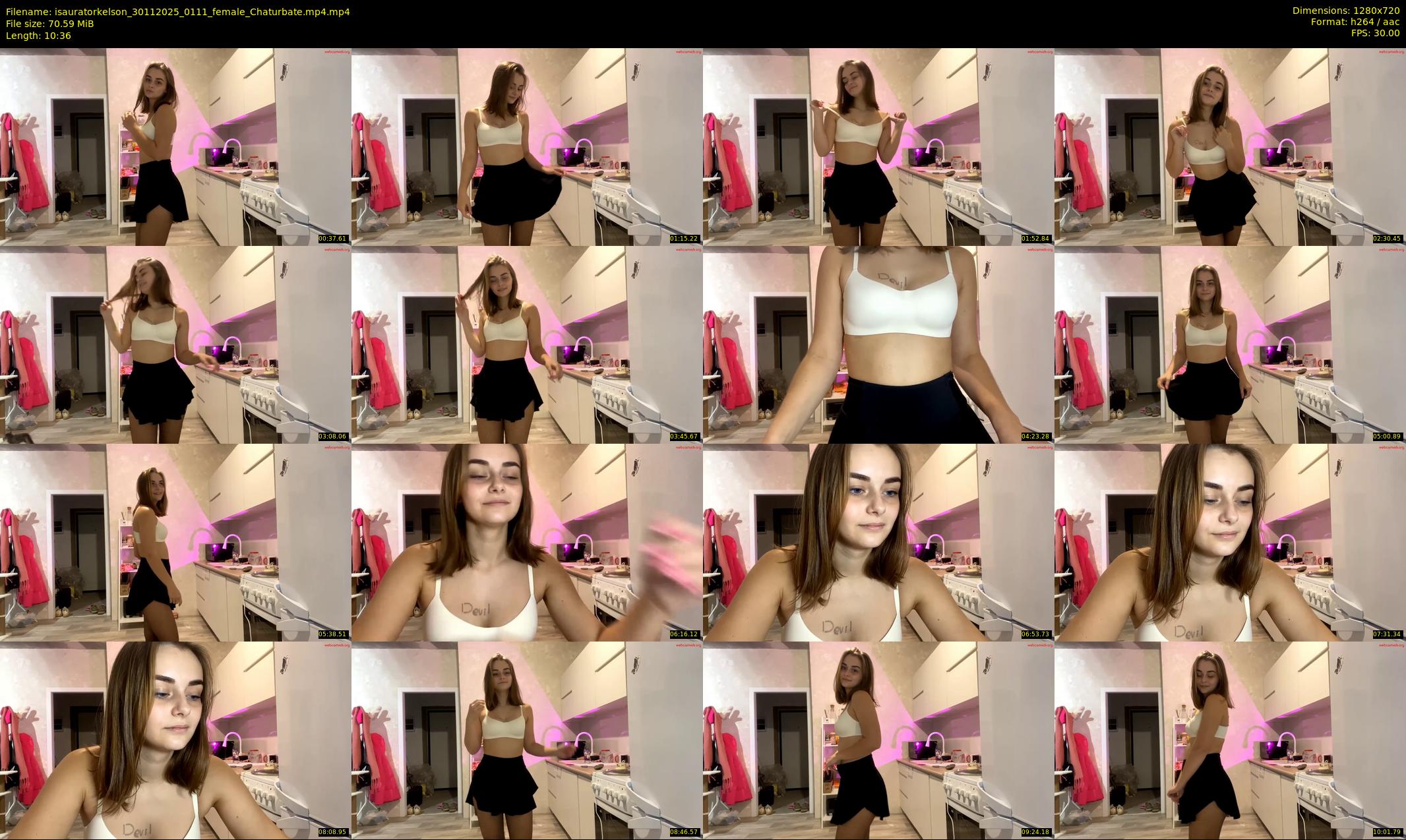 isauratorkelson — 11 minute Chaturbate female cam show recording, 720p, Nov 30, 2025