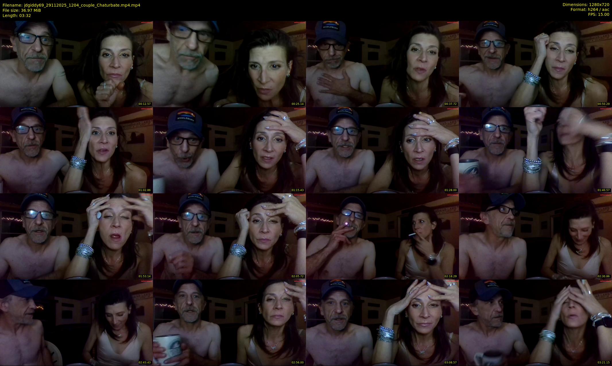 jdgiddy69 — 4 minute Chaturbate couple cam show recording, 720p, Nov 29, 2025