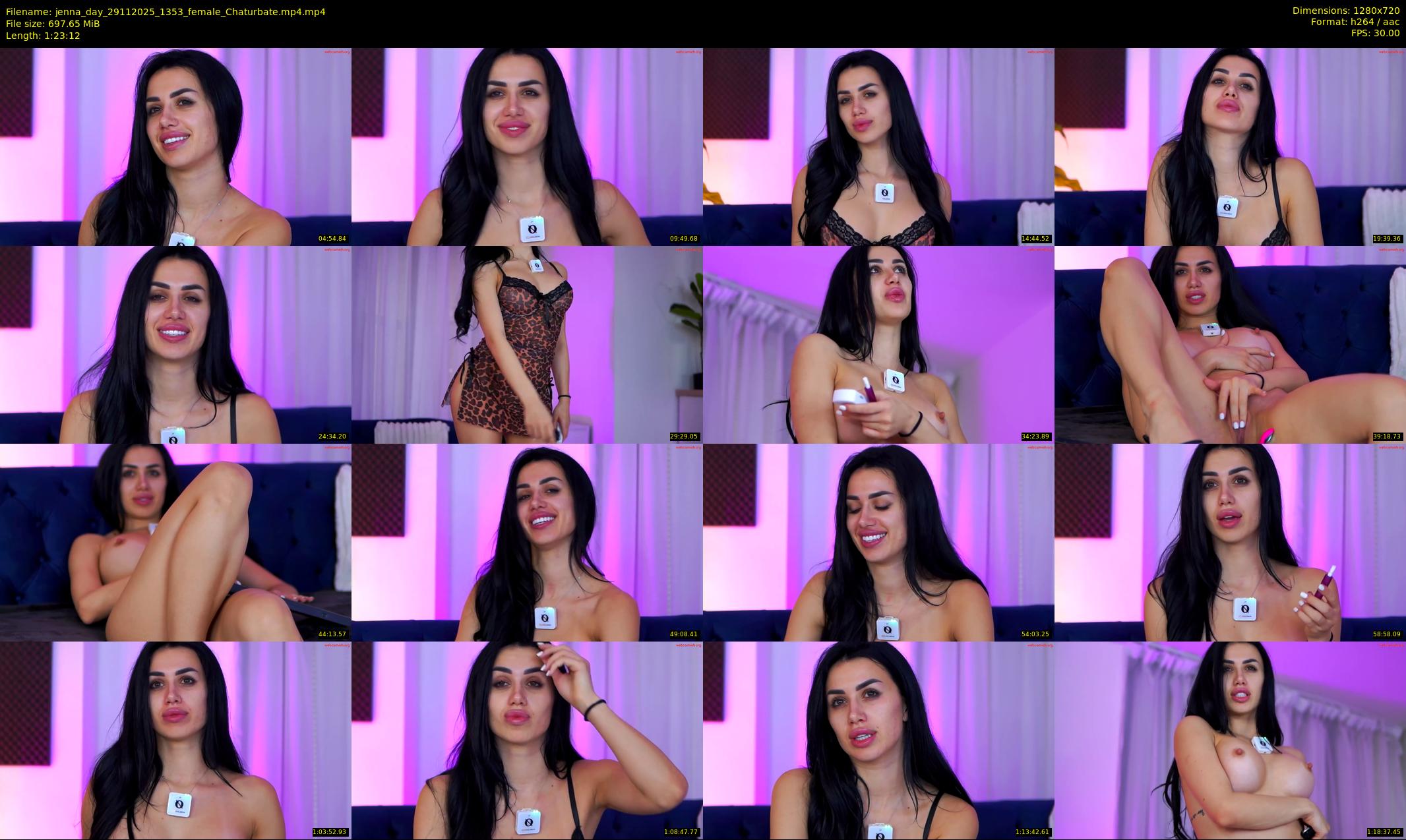 jenna_day — 84 minute Chaturbate female cam show recording, 720p, Nov 29, 2025
