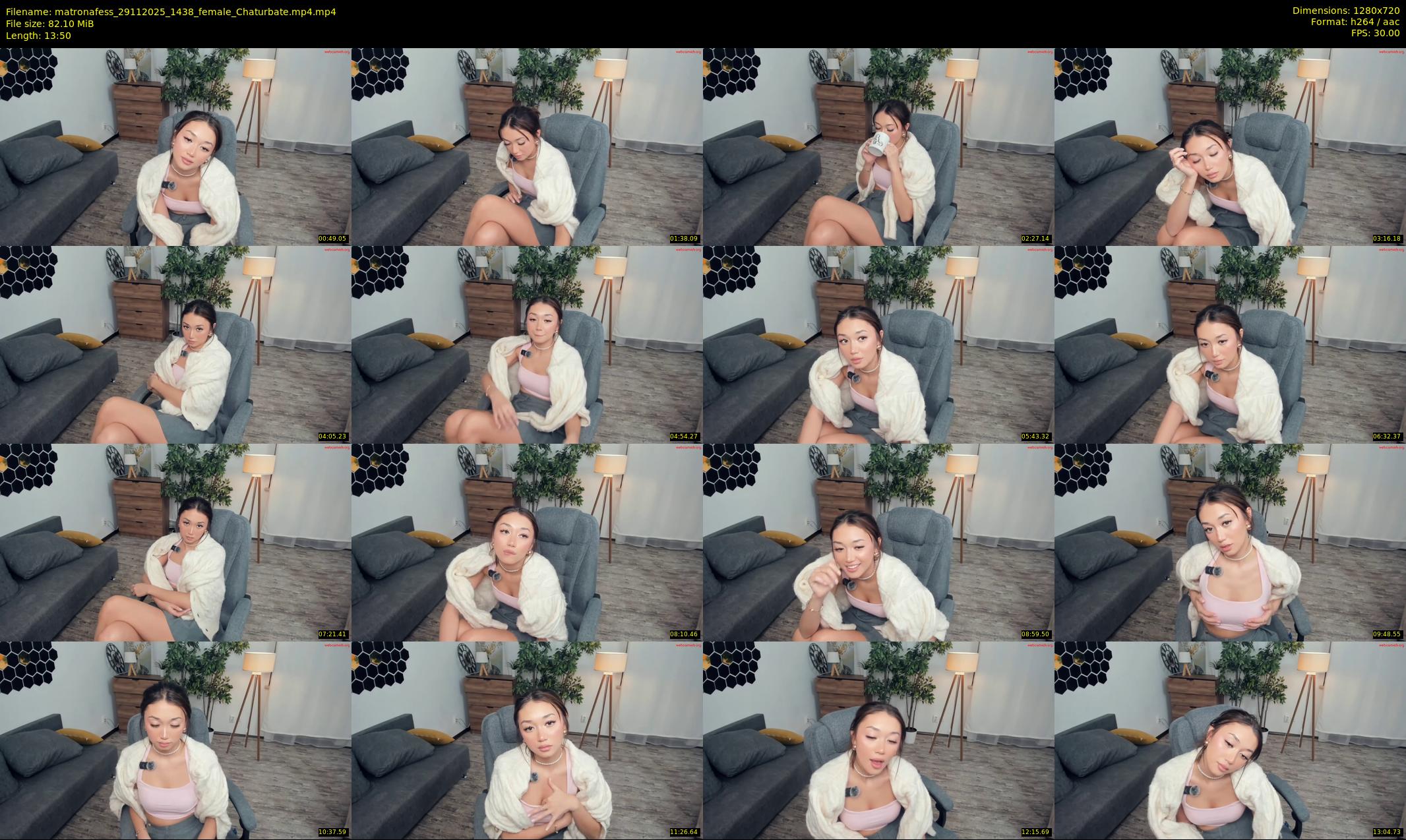 matronafess — 14 minute Chaturbate female cam show recording, 720p, Nov 29, 2025