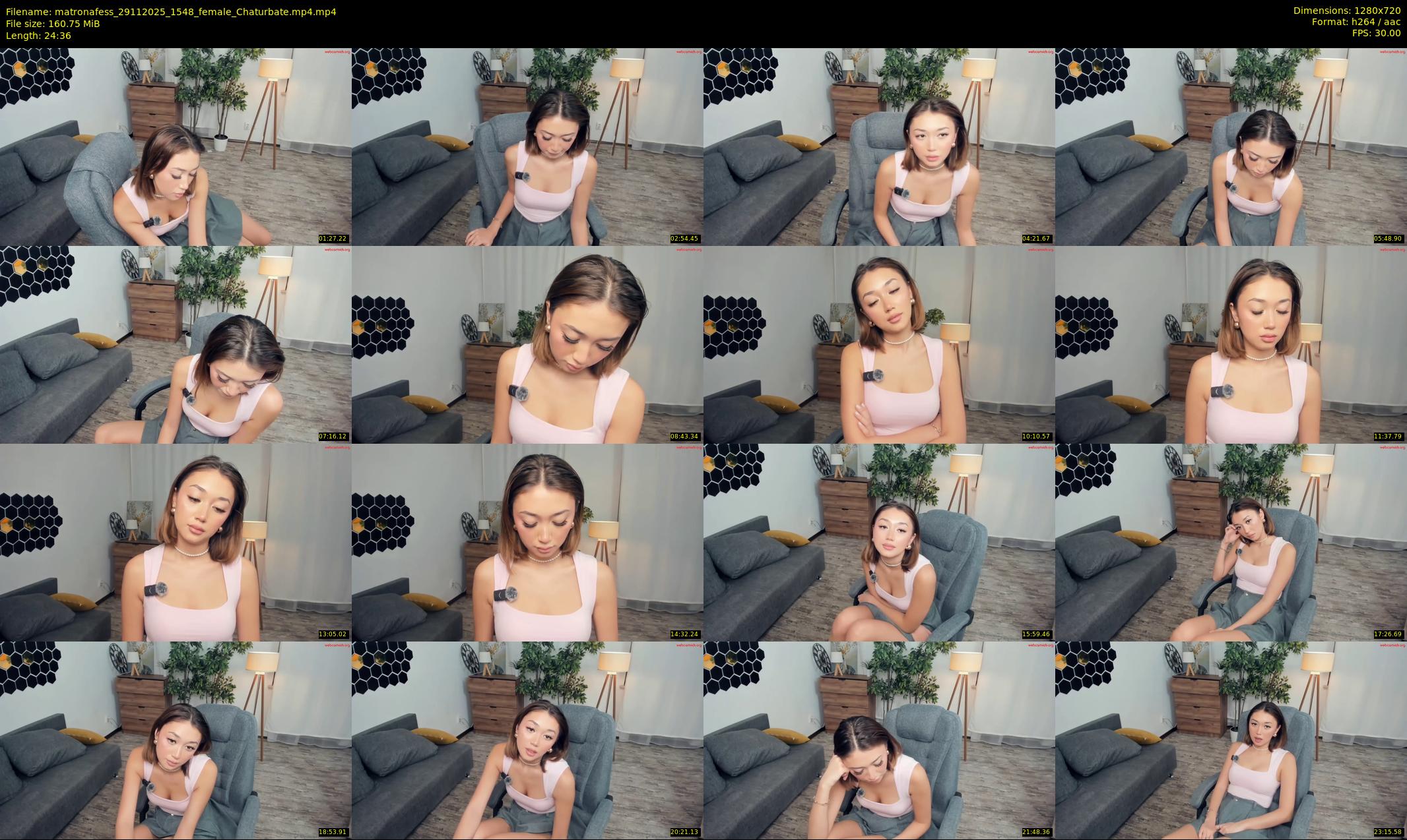 matronafess — 25 minute Chaturbate female cam show recording, 720p, Nov 29, 2025
