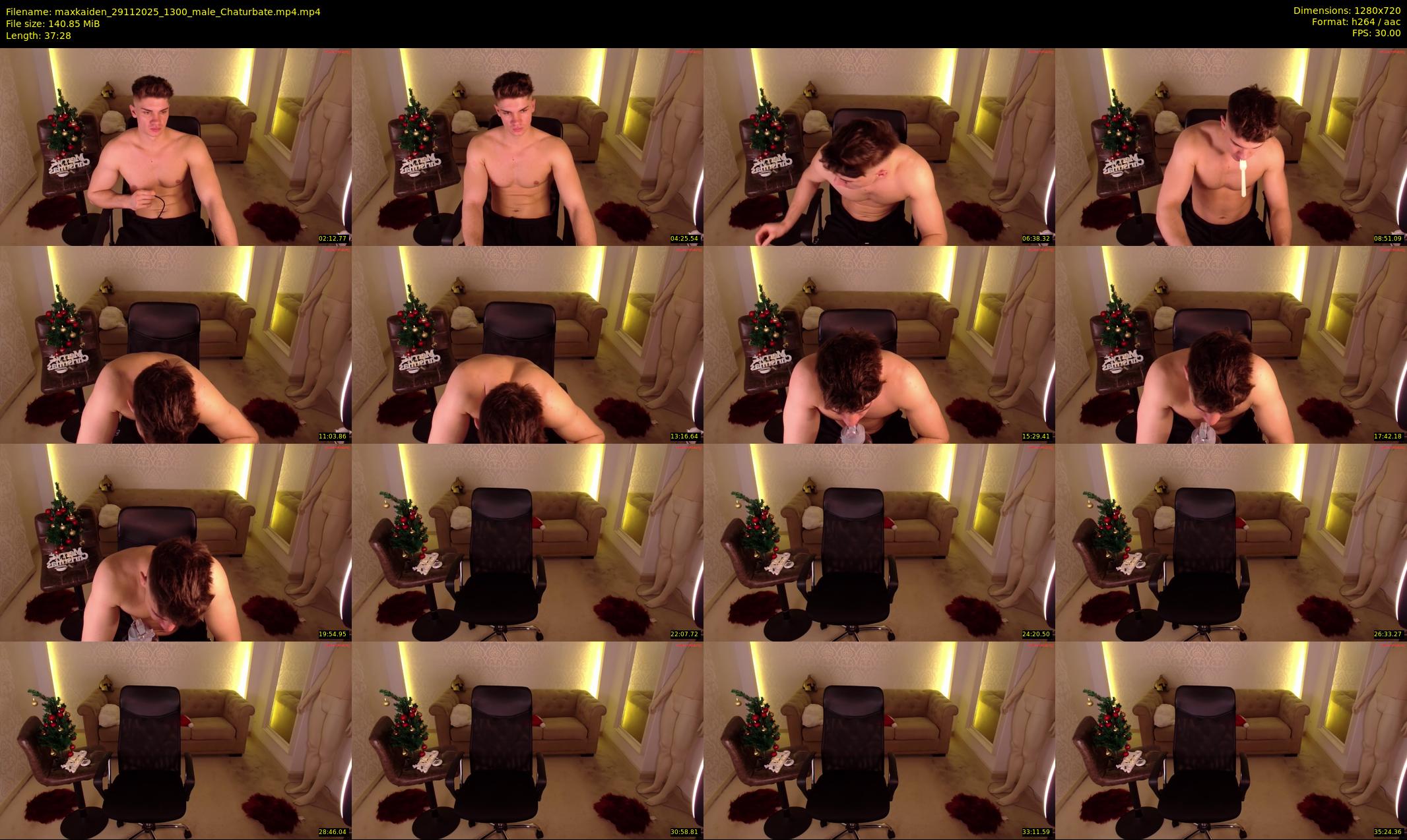 maxkaiden — 38 minute Chaturbate male cam show recording, 720p, Nov 29, 2025