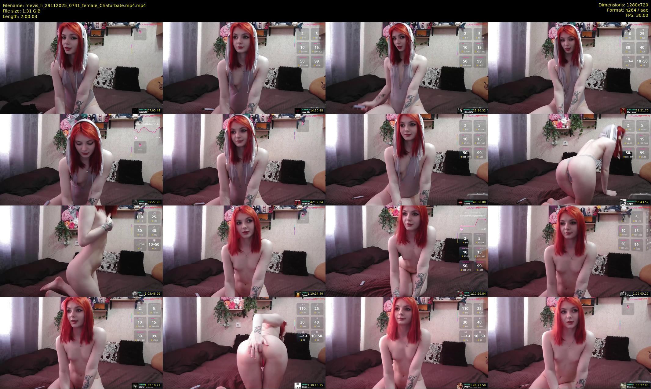 mevis_li — 121 minute Chaturbate female cam show recording, 720p, Nov 29, 2025