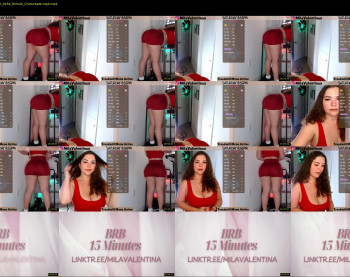 milavalentinax — 3 minute Chaturbate female cam show recording, 720p, Nov 30, 2025