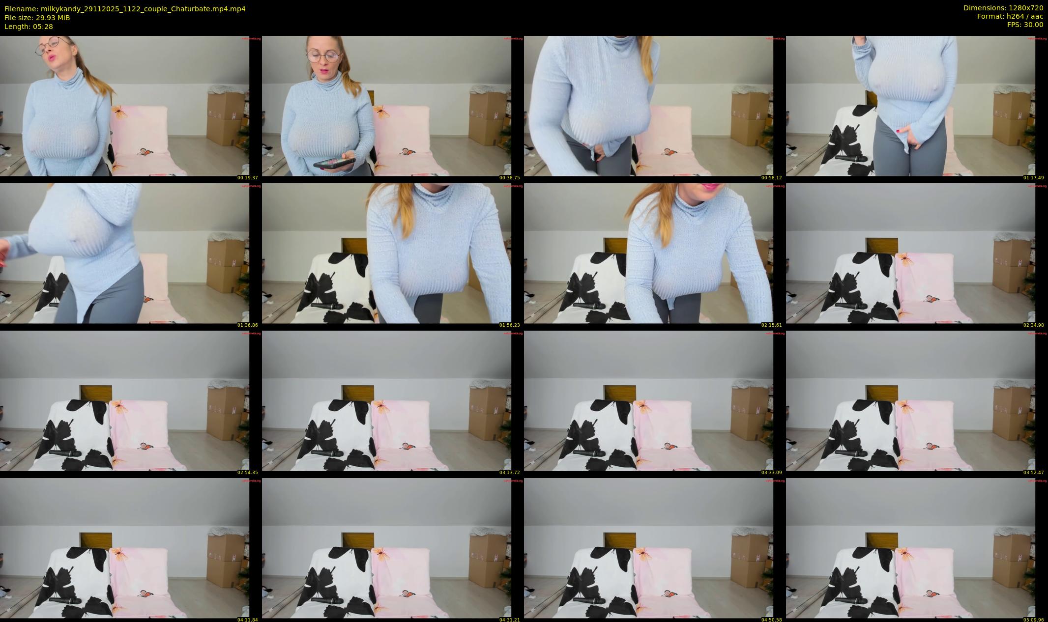 milkykandy — 6 minute Chaturbate female cam show recording, 720p, Nov 29, 2025