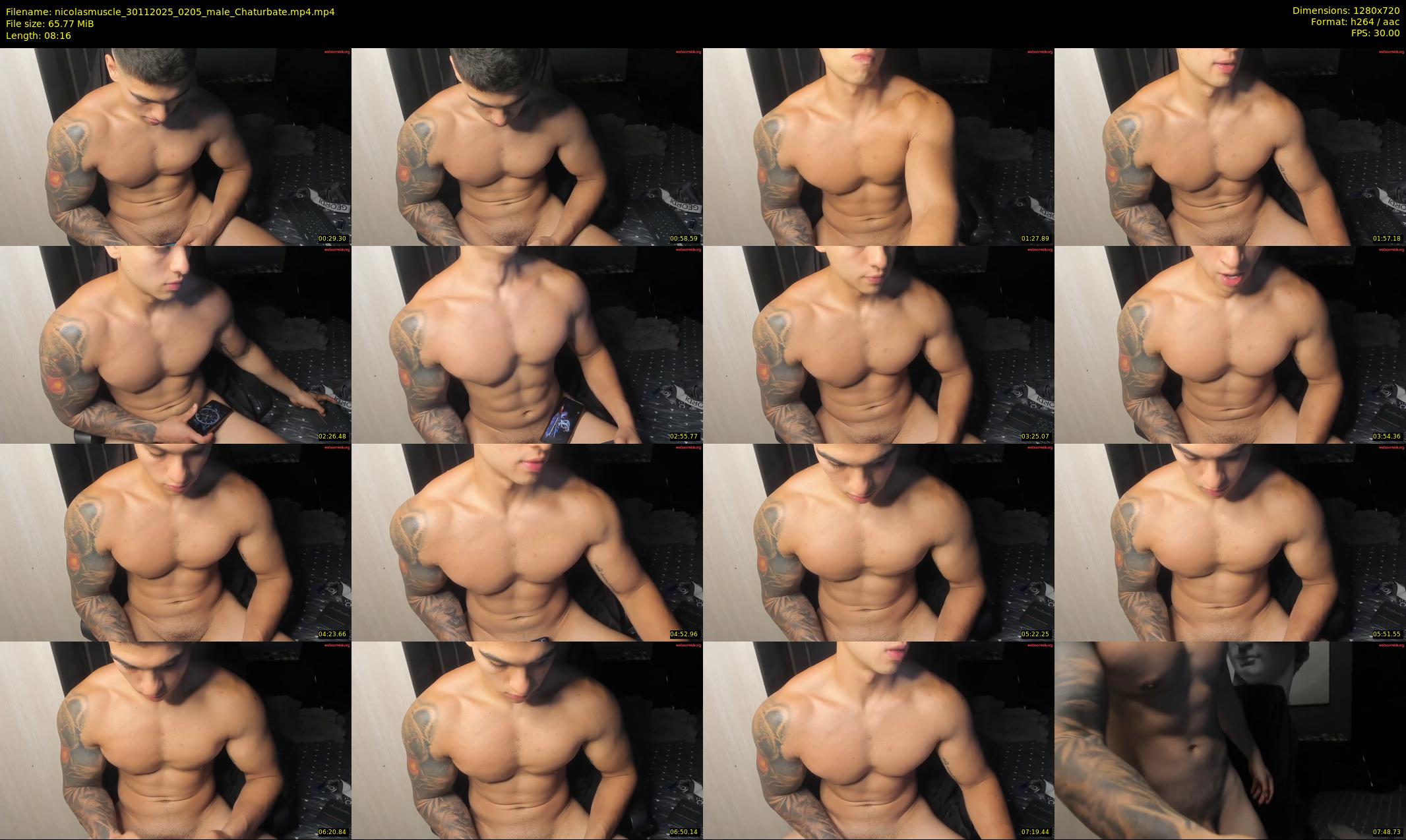 nicolasmuscle — 9 minute Chaturbate male cam show recording, 720p, Nov 30, 2025