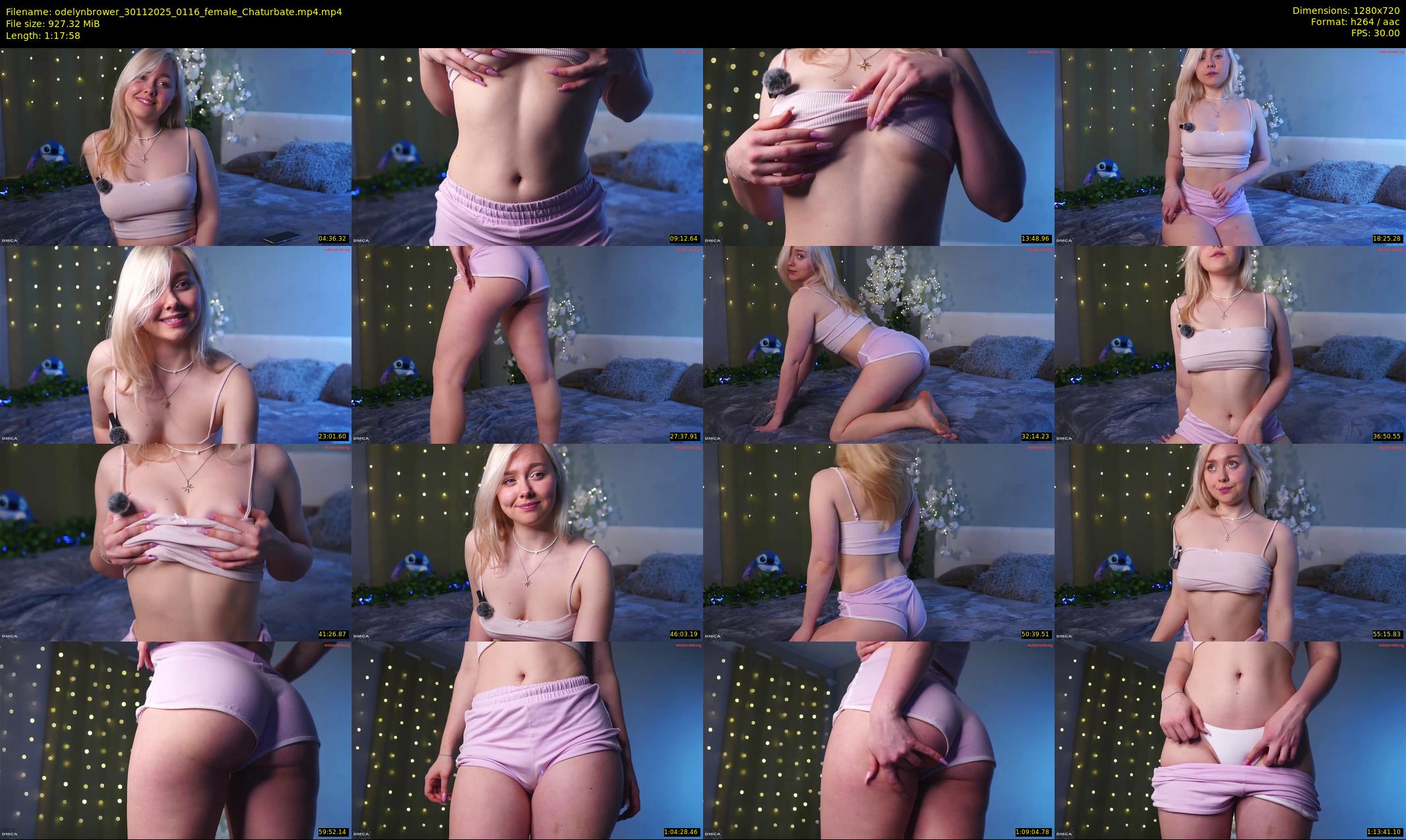 odelynbrower — 78 minute Chaturbate female cam show recording, 720p, Nov 30, 2025