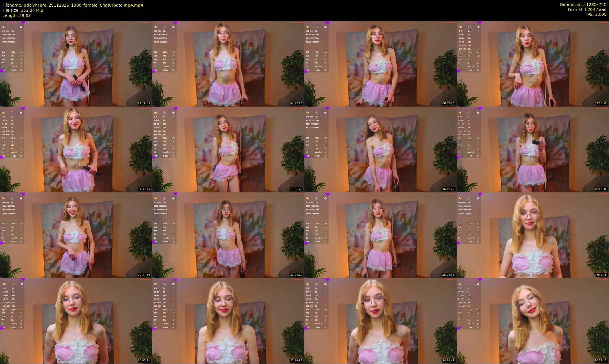 odelyncure — 40 minute Chaturbate female cam show recording, 720p, Nov 29, 2025