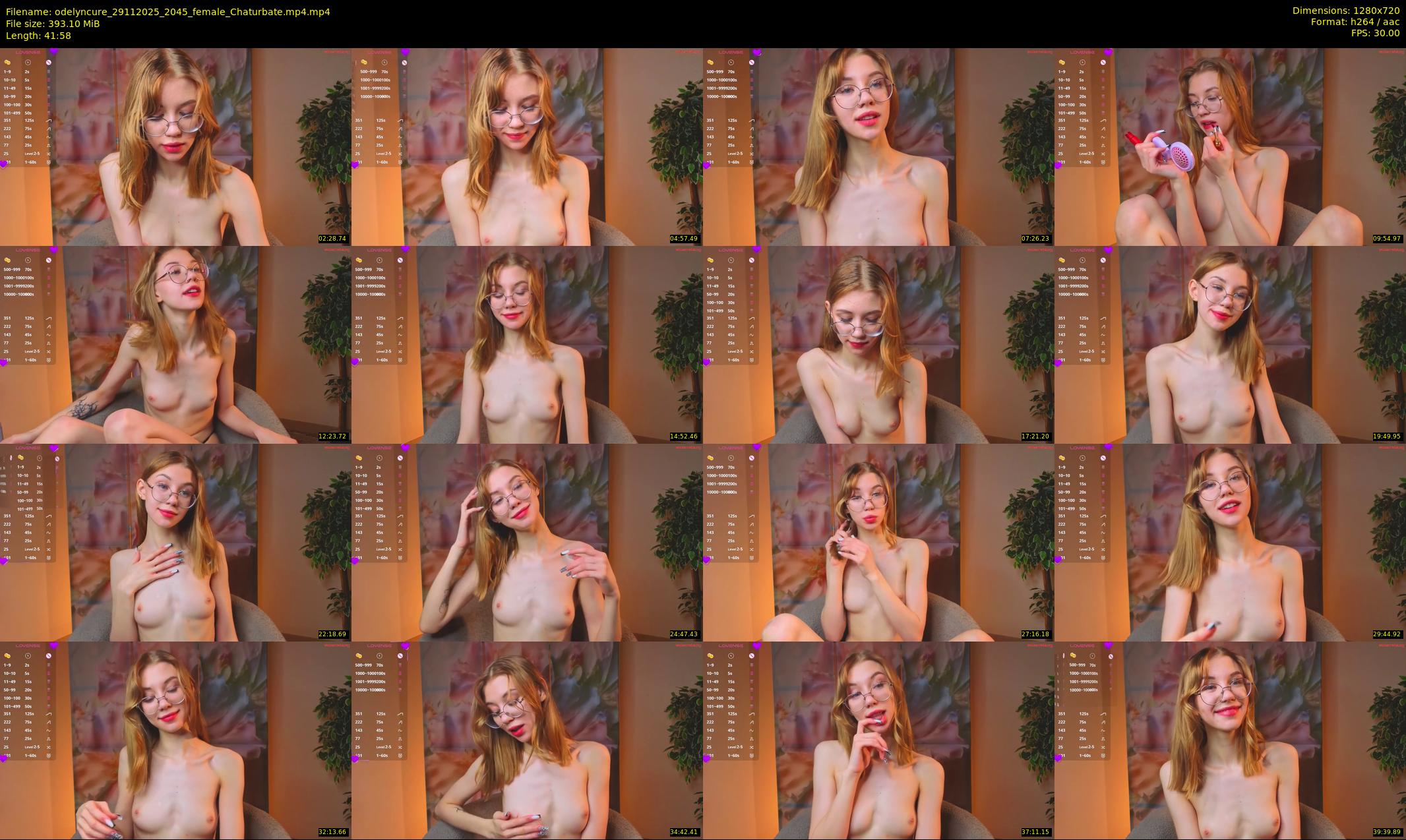 odelyncure — 42 minute Chaturbate female cam show recording, 720p, Nov 29, 2025