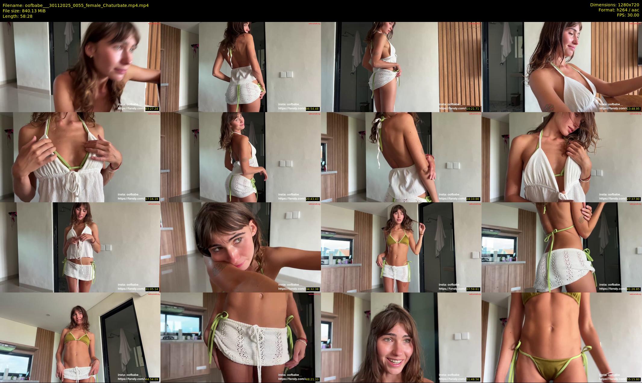 oofbabe__ — 59 minute Chaturbate female cam show recording, 720p, Nov 30, 2025